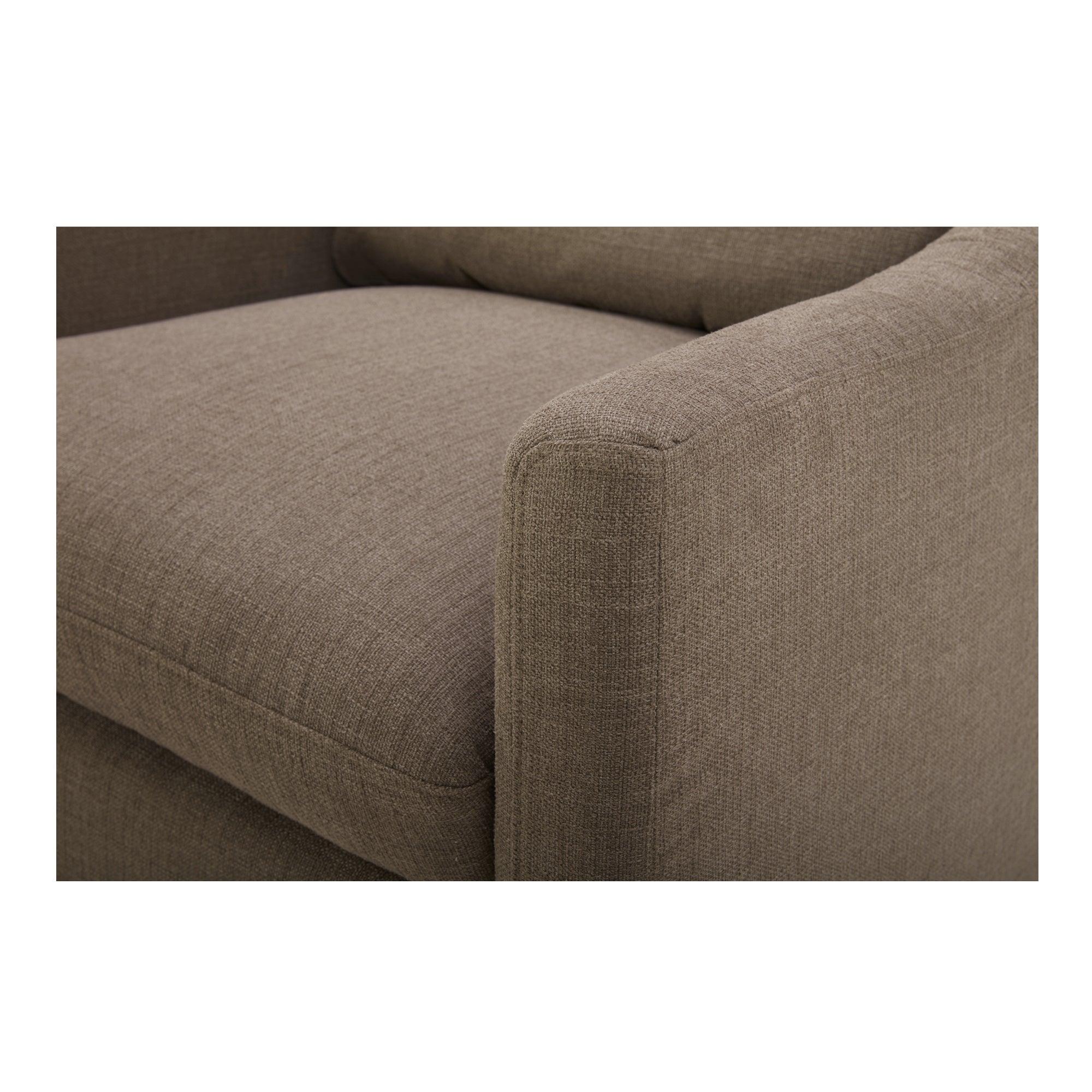 Linden Swivel Chair Soft Taupe - Frankwebs