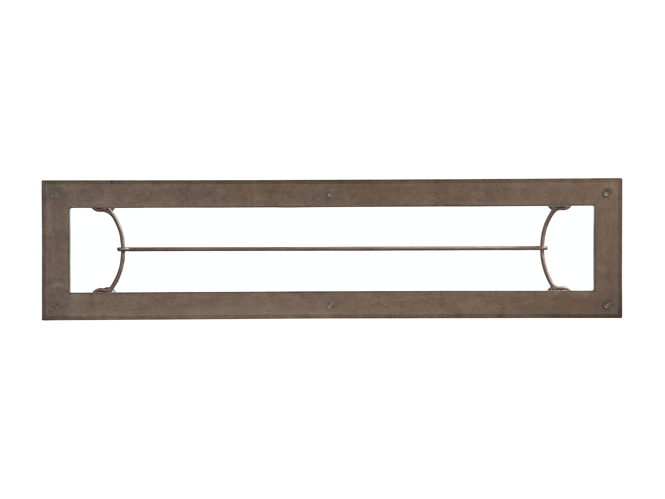 Laguna Bluff Metal And Glass Console - Frankwebs