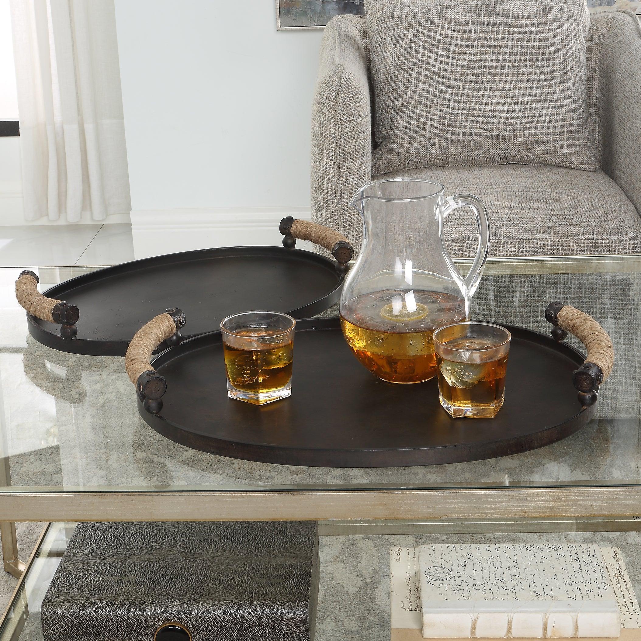 Viggo Bronze Trays, Set/2 - Frankwebs