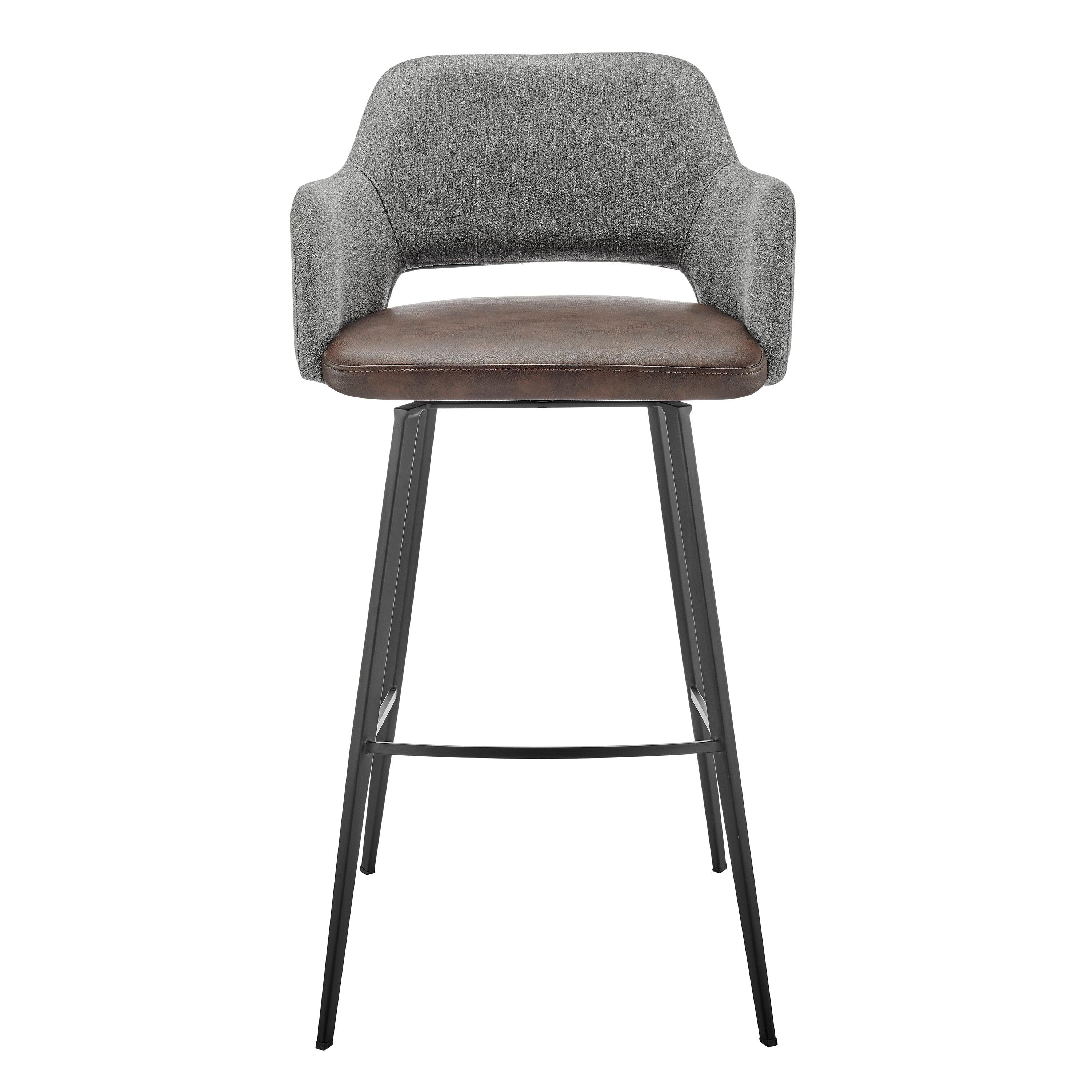 Desi Swivel Bar Stool - Set of 1 - Frankwebs