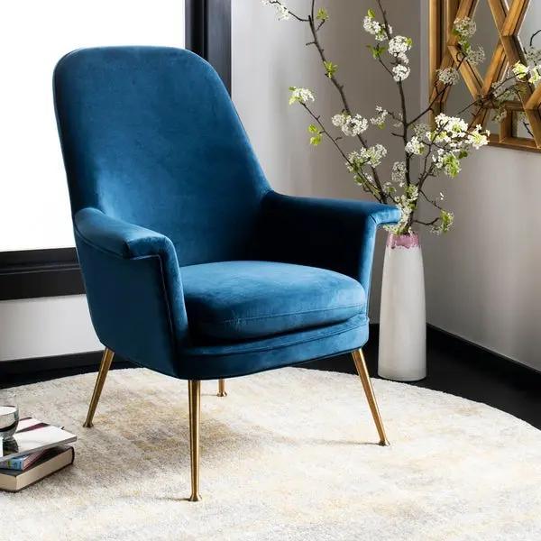 AIMEE VELVET ARM CHAIR - Frankwebs