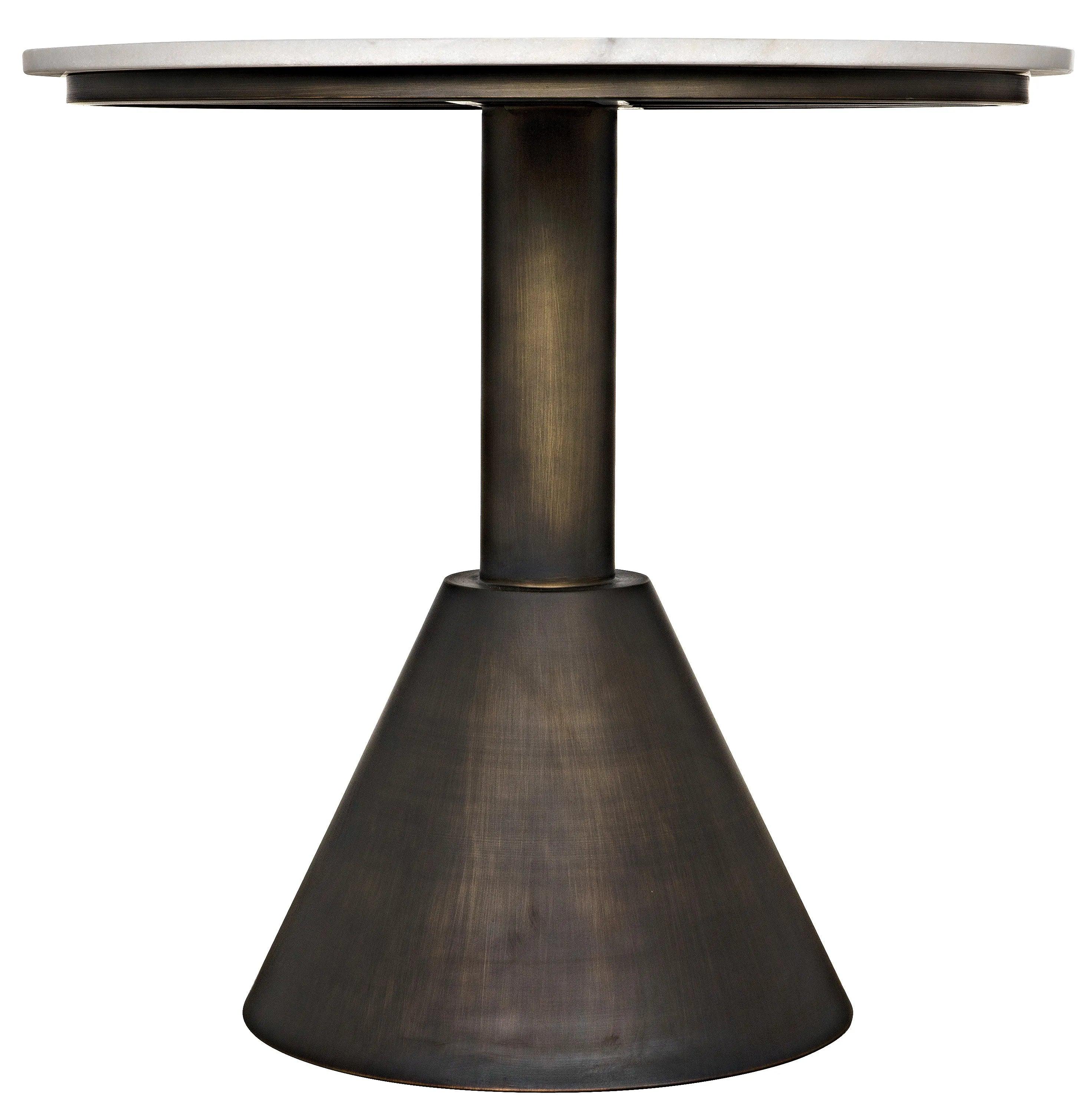Joseph Side Table, Aged Brass - Frankwebs