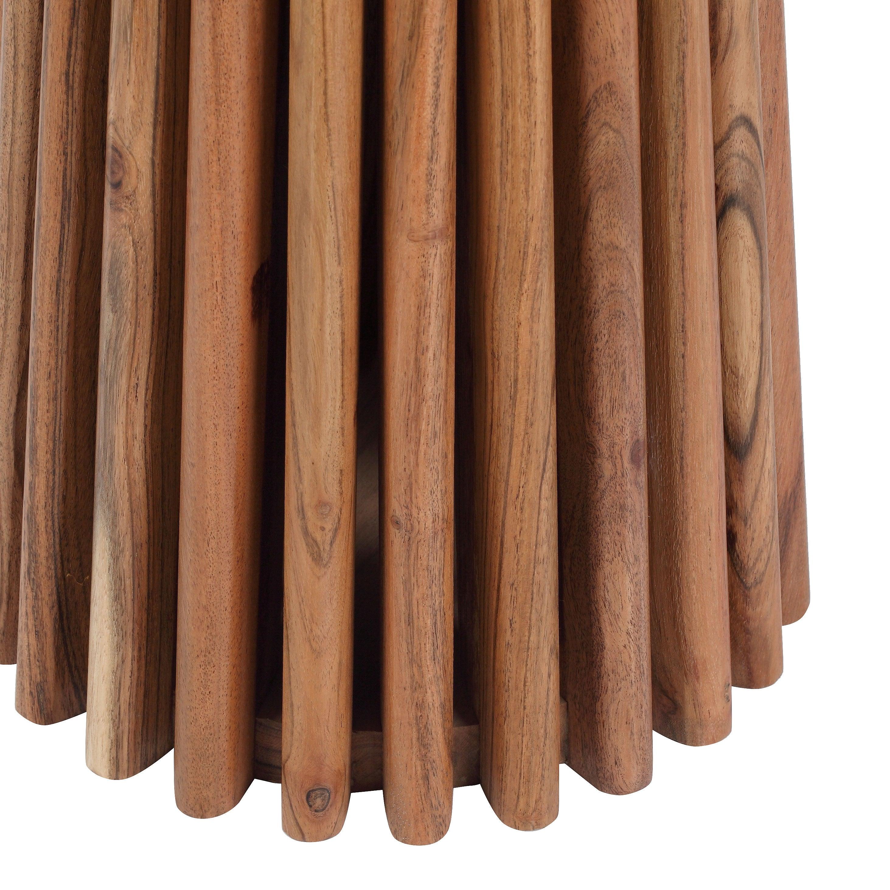 PENELOPE WOOD ACCENT TABLE - Frankwebs