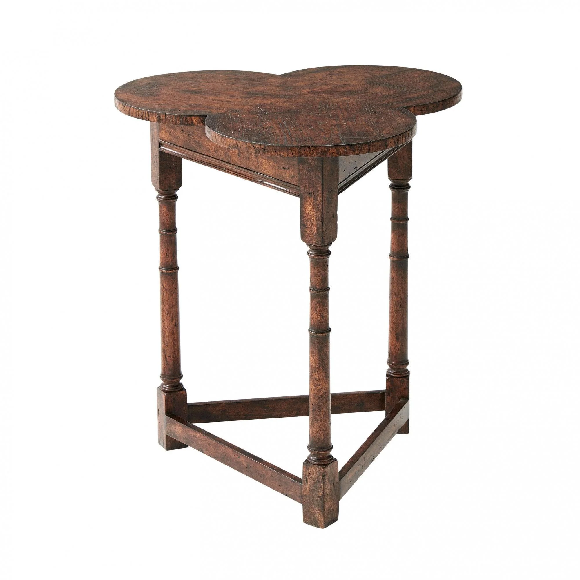 Oak Clover Accent Table - Frankwebs
