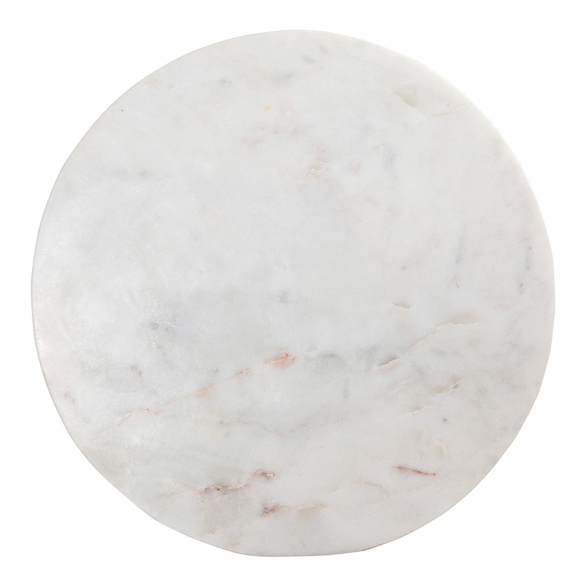 Grace Accent Table White Marble - Frankwebs