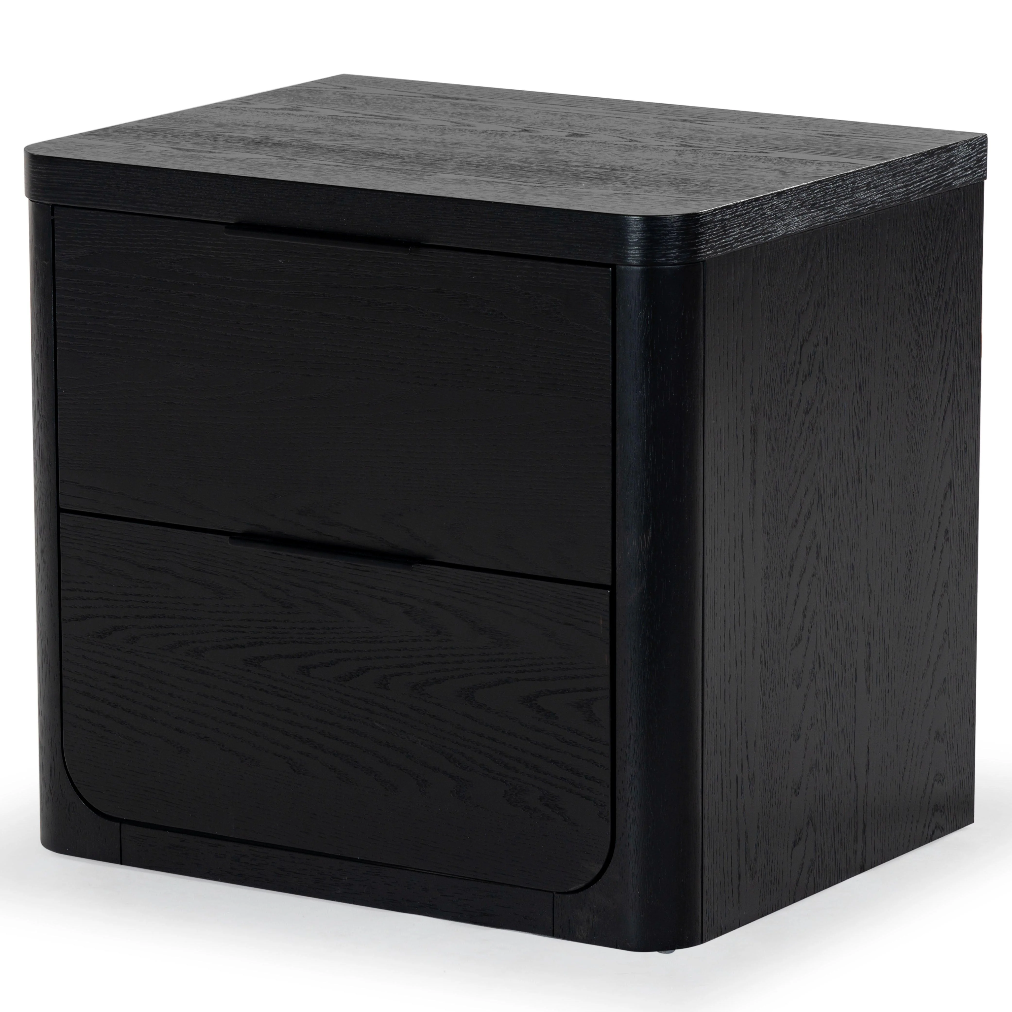 Raylie 2 Drawer Wood Nightstand - Frankwebs