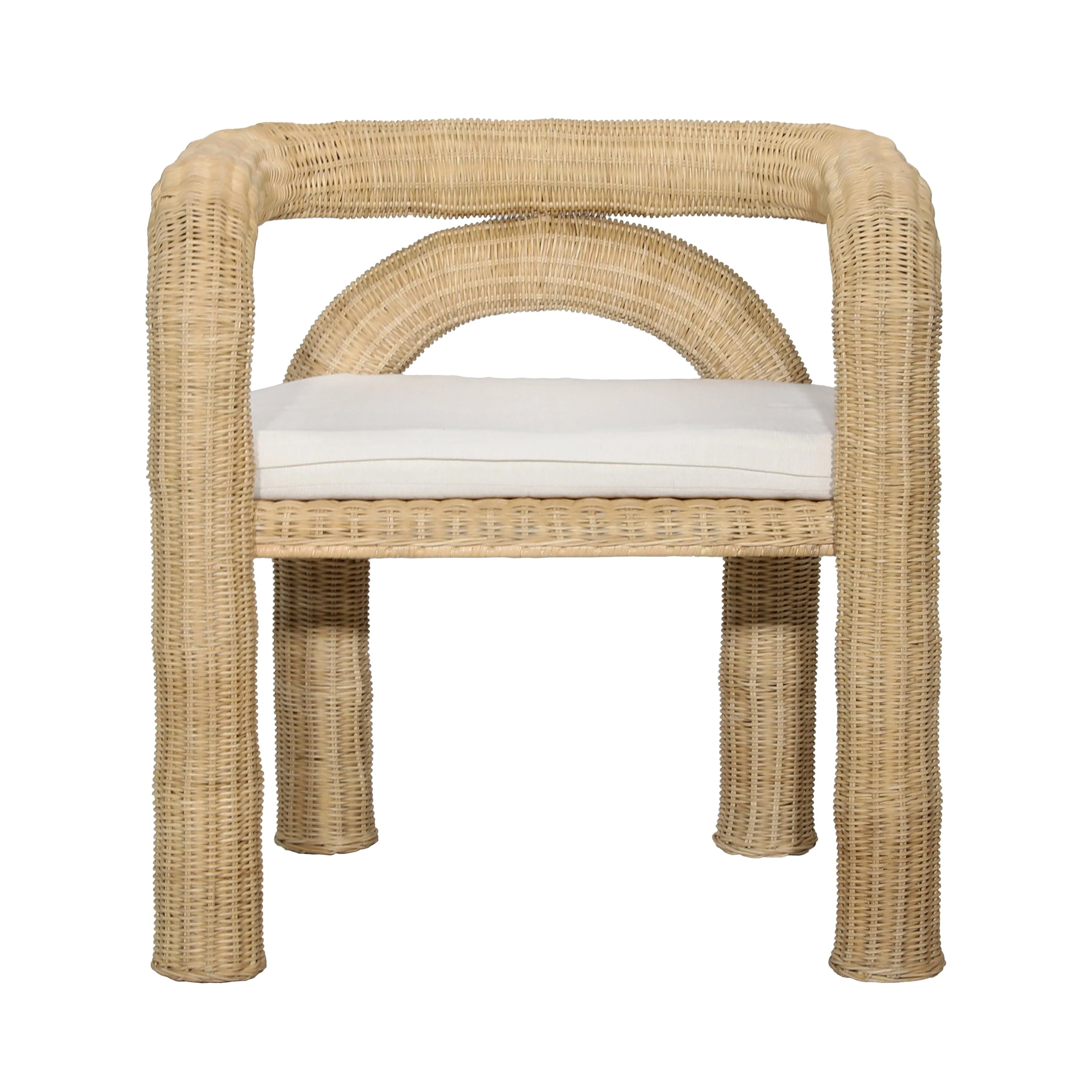 Ernestina Occasional Chair White Natural - Frankwebs