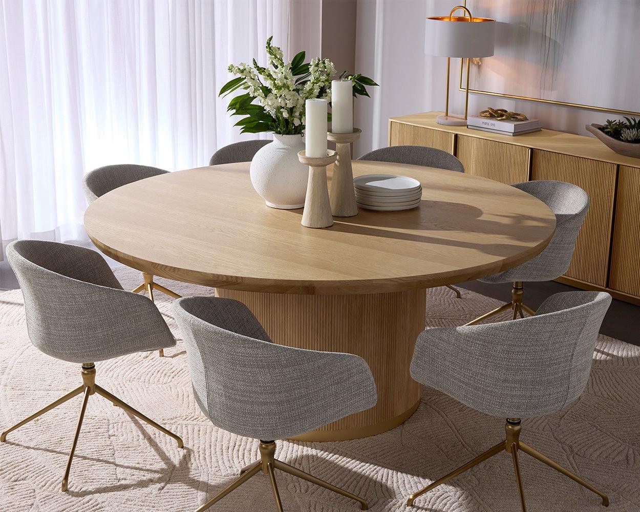 Kalla Dining Table Round - Frankwebs