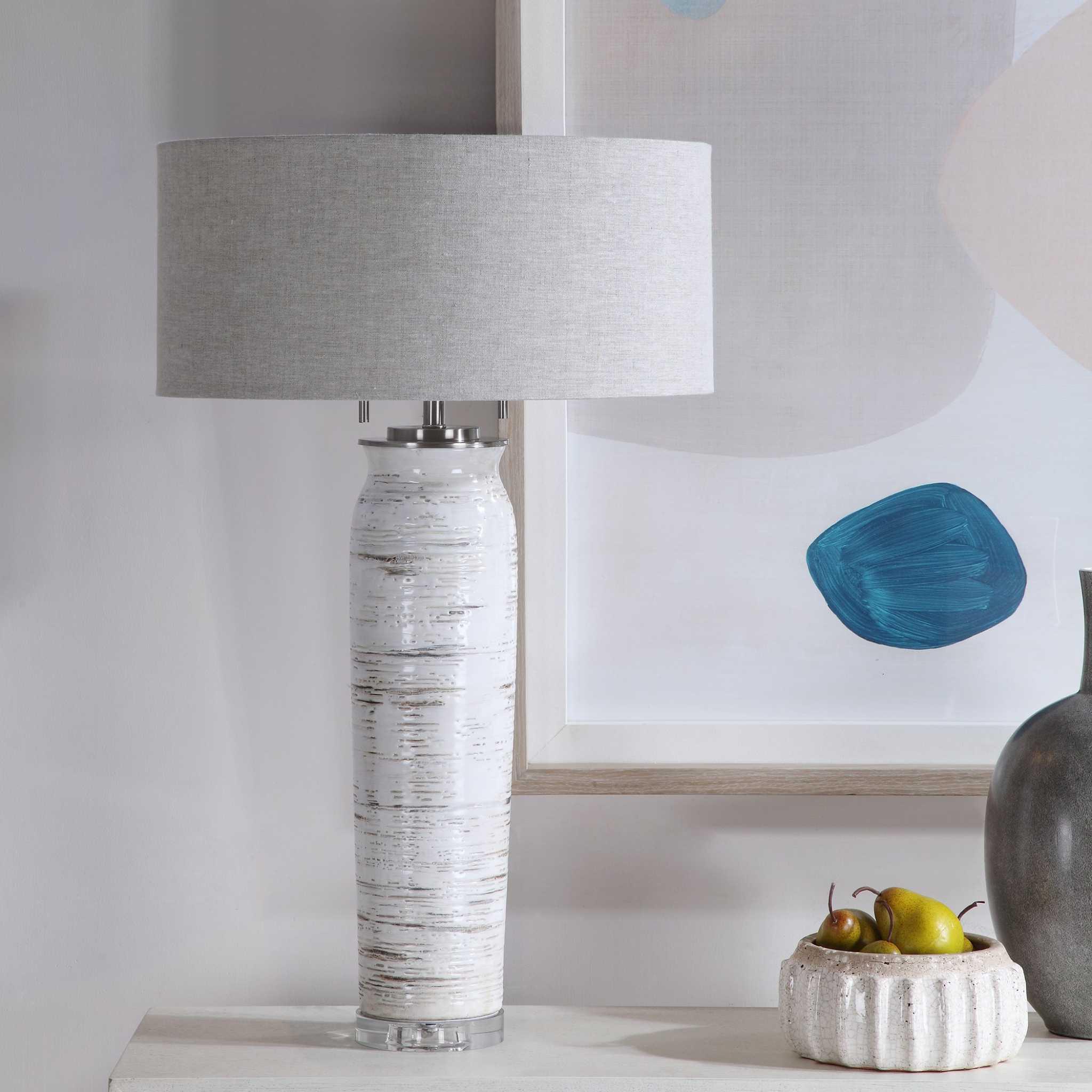 LENTA WHITE TABLE LAMP - Frankwebs