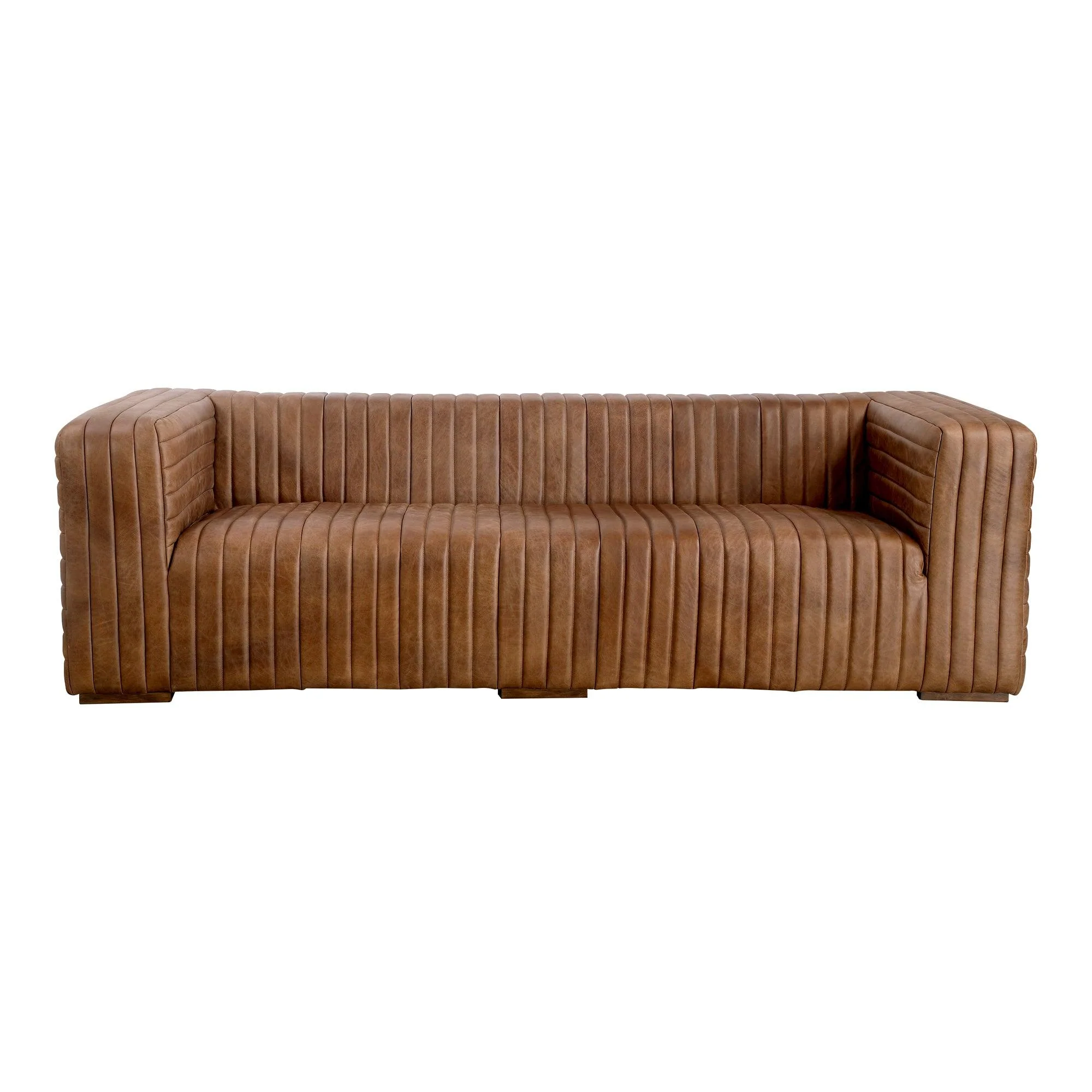 Castle Sofa Open Road Brown Leather - Frankwebs