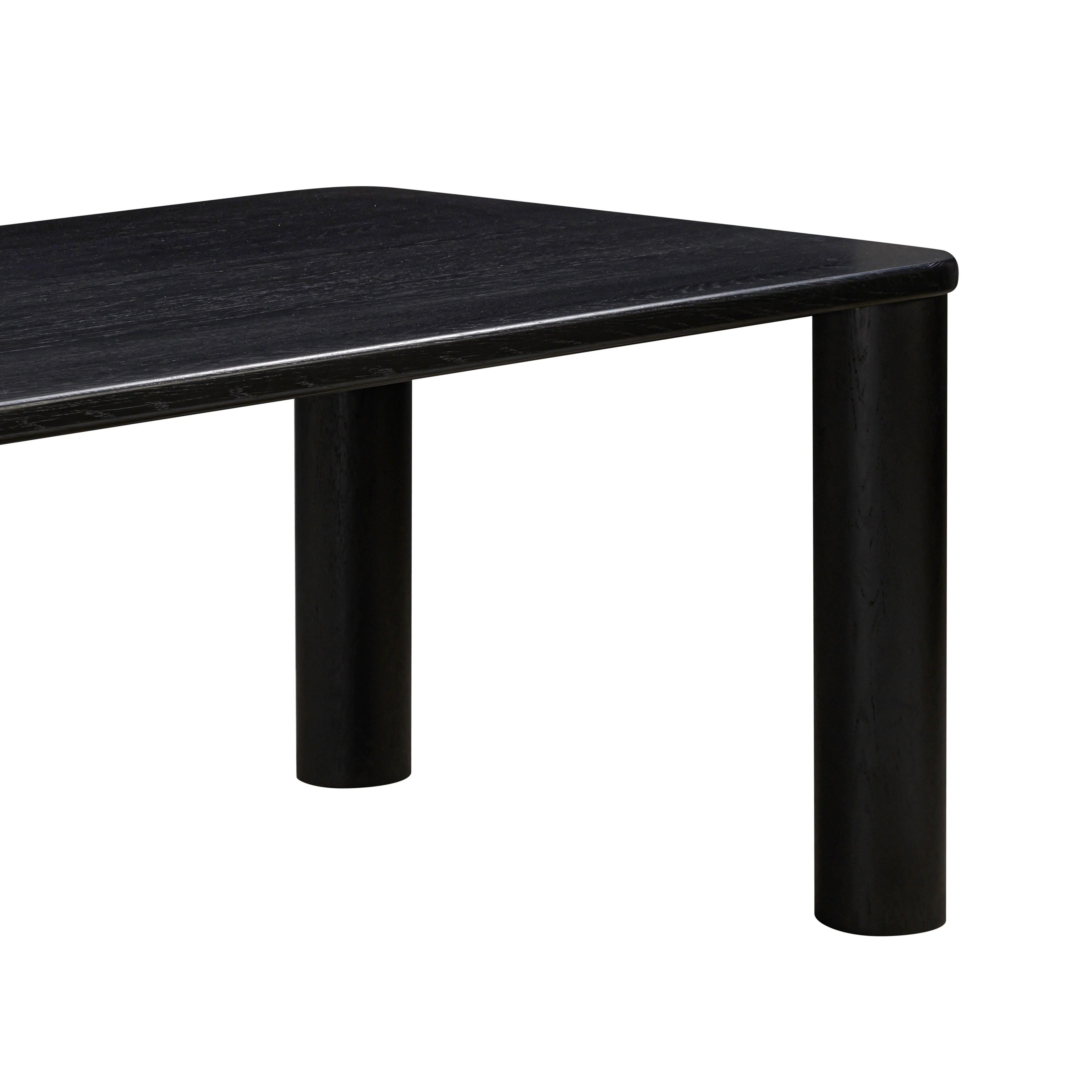 Akola Black Oak Rectangular Dining Table - Frankwebs