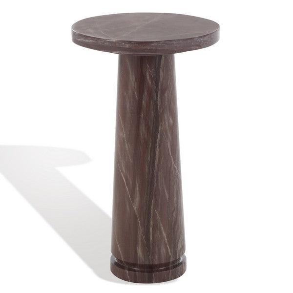VALENTIA ROUND MARBLE ACCENT TABLE - Frankwebs