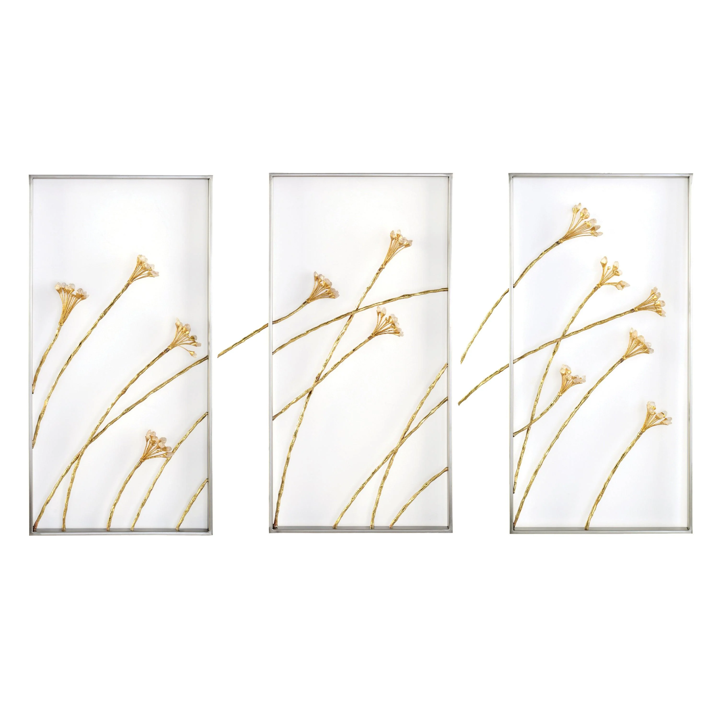 Set Of Three Windswept Triptych Wall Panels - Frankwebs