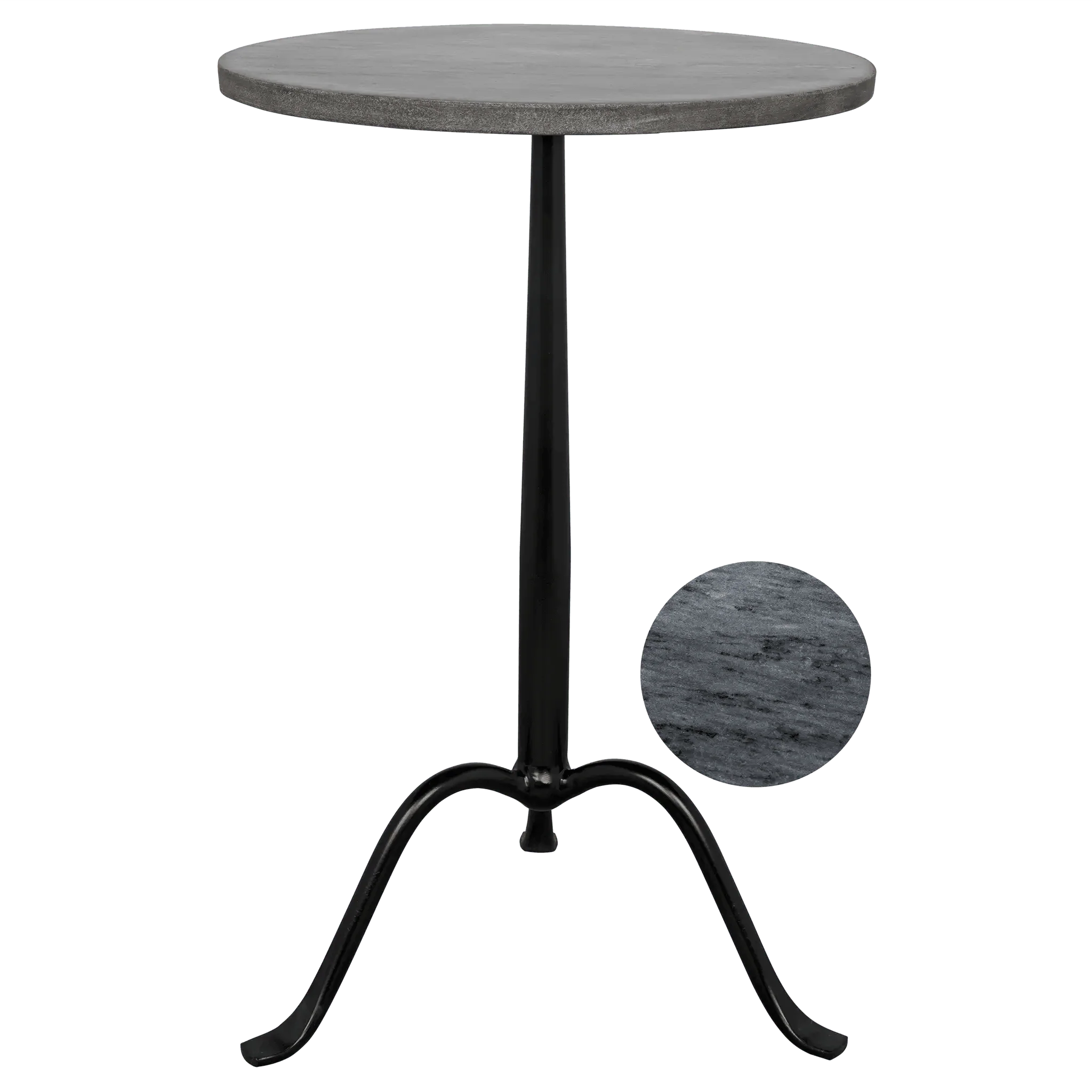 Cosmopolitan Side Table - Matte Black - Frankwebs