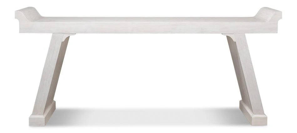 Suspension Console Table Whitewash White - Frankwebs