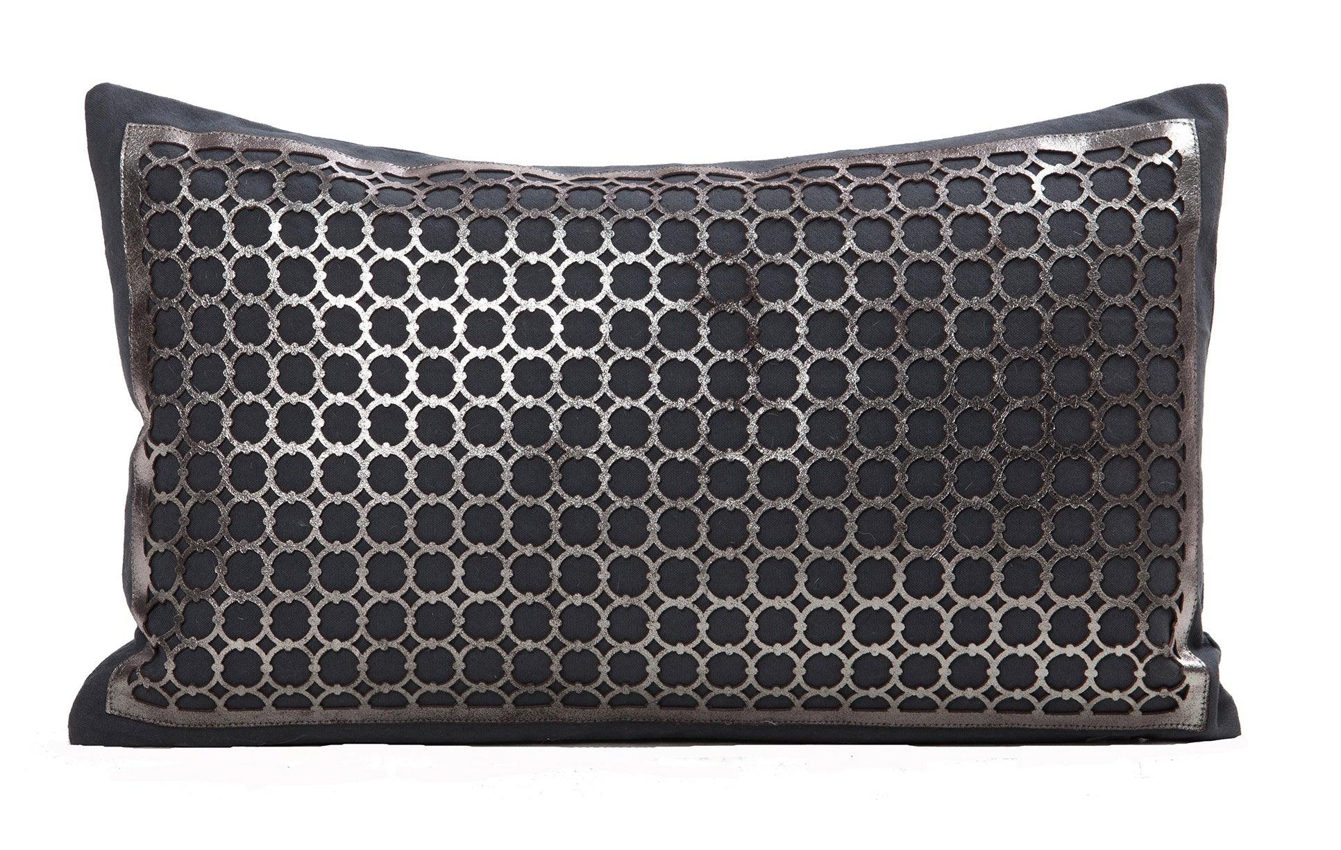 Cowhide Cushion Laser Cut Rectangle - Frankwebs