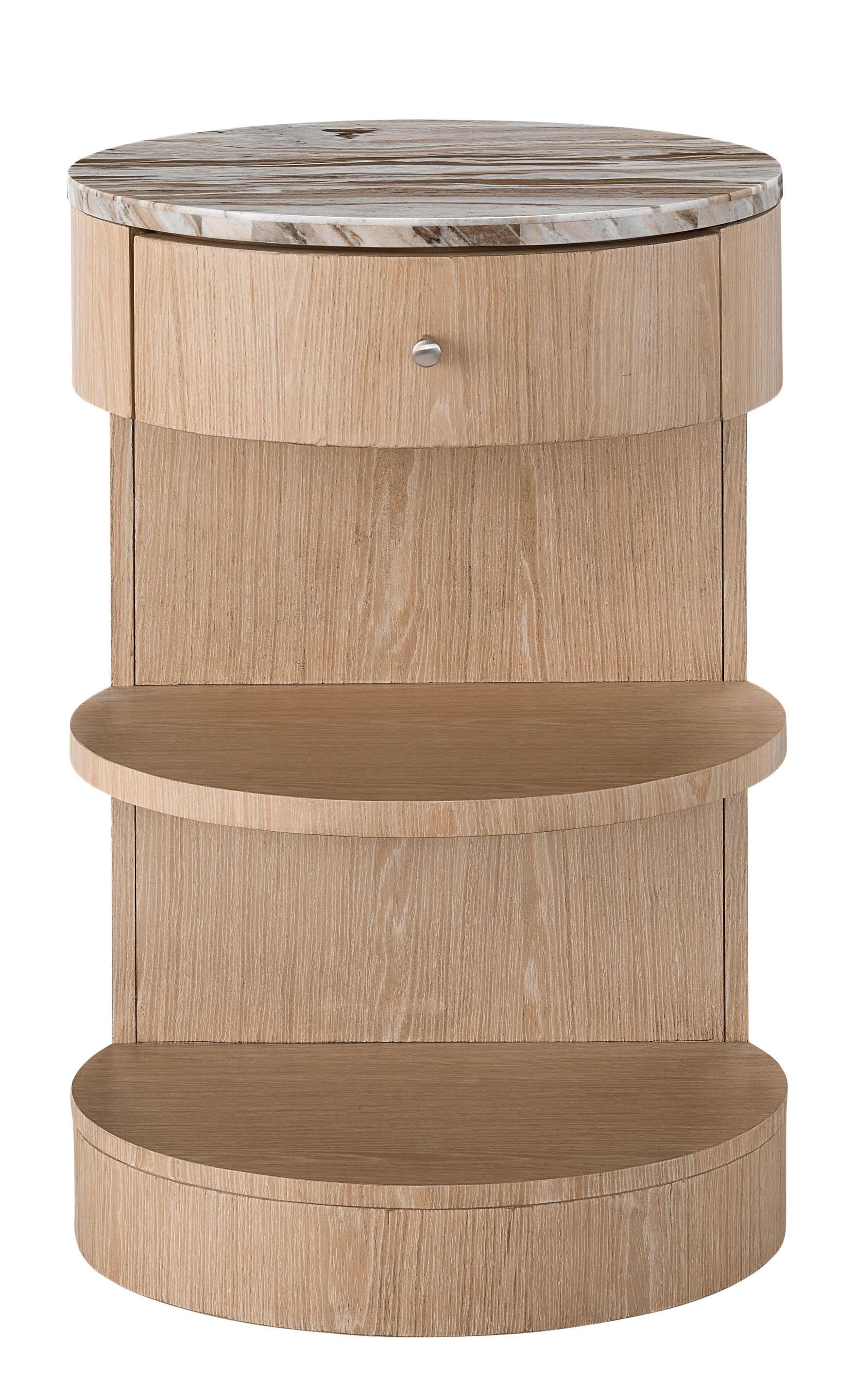 Modern Nomad Round Nighstand - Frankwebs