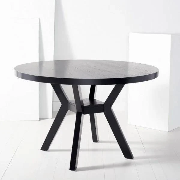 LUIS ROUND WOOD DINING TABLE - Frankwebs