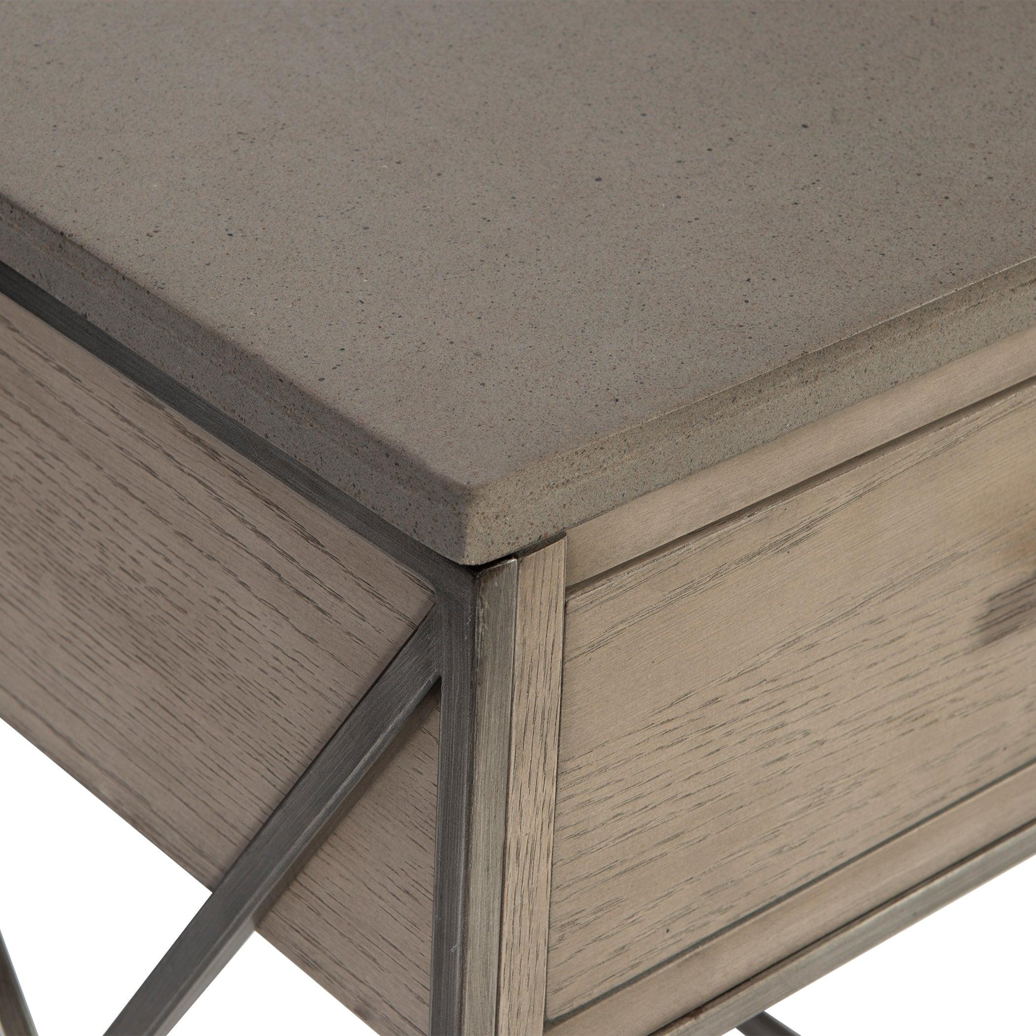 Cartwright Gray Side Table - Frankwebs