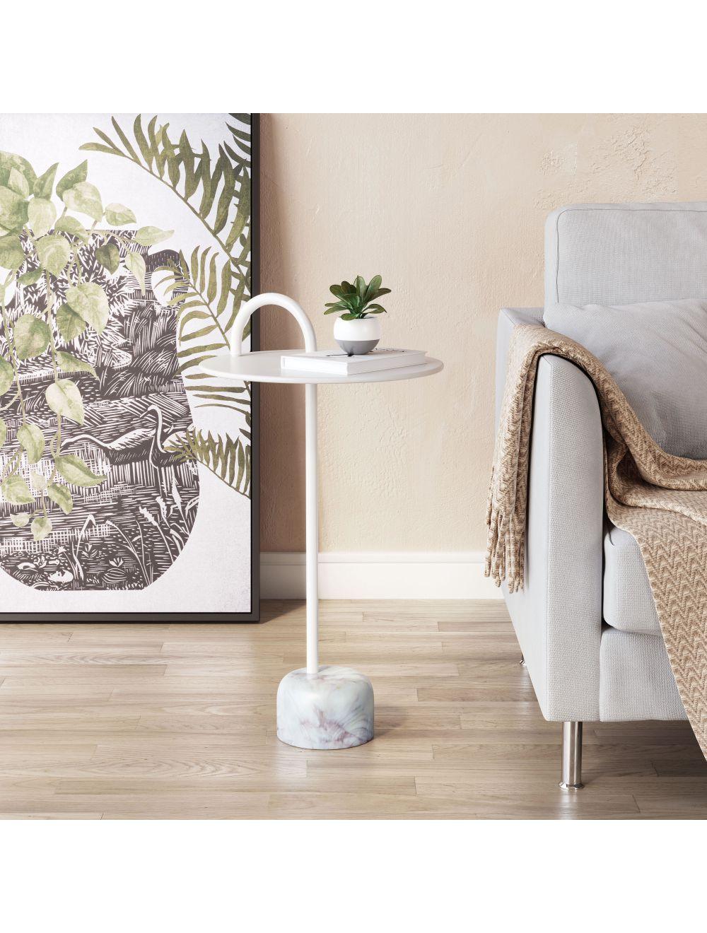 Will Side Table White - Frankwebs