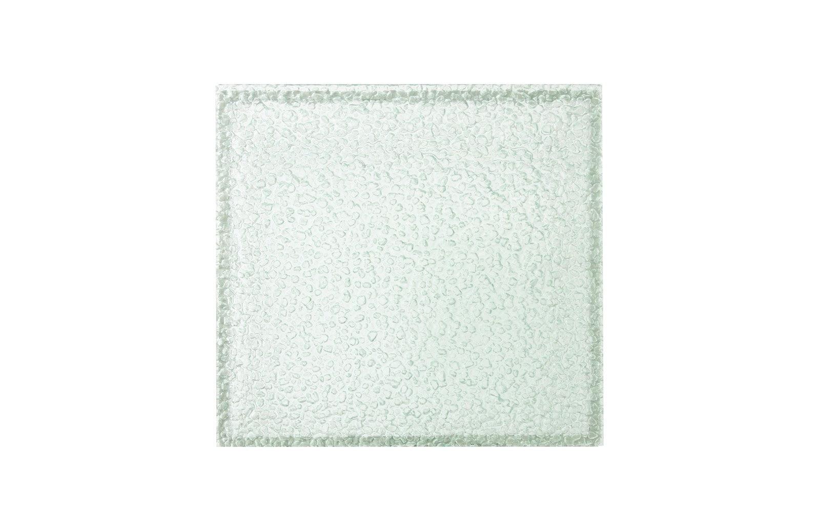 Bubble Glass Coffee Table, Stainless Steel Base - Frankwebs