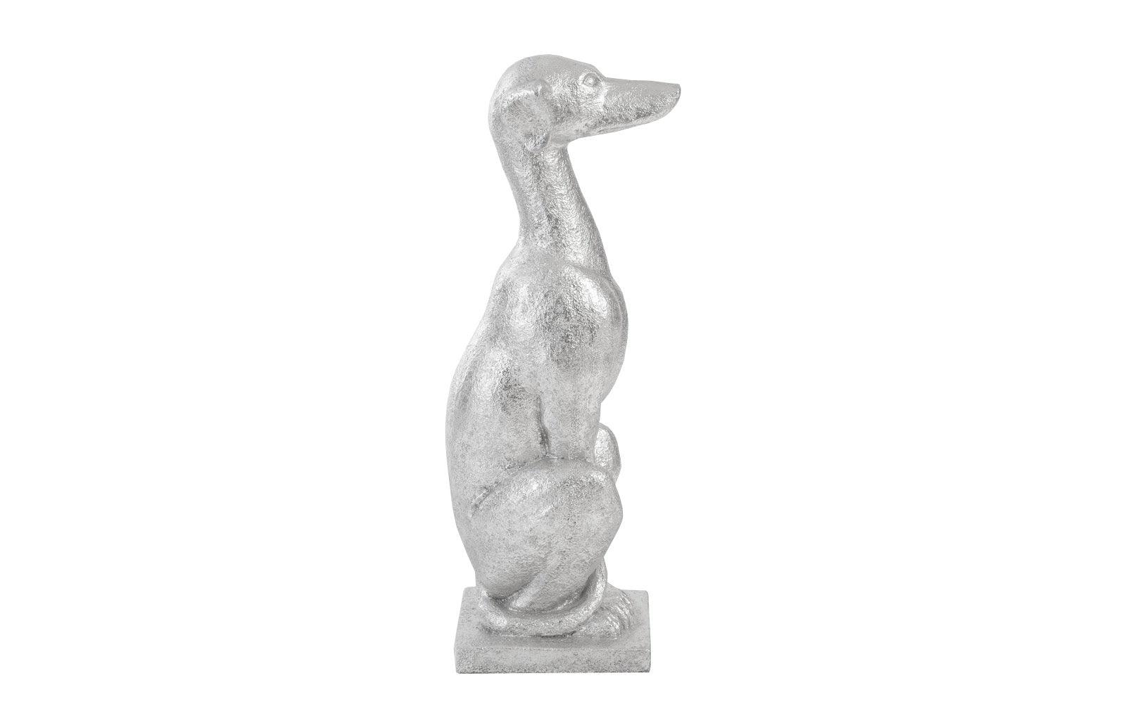 Greyhound, Resin, Silver Leaf - Frankwebs
