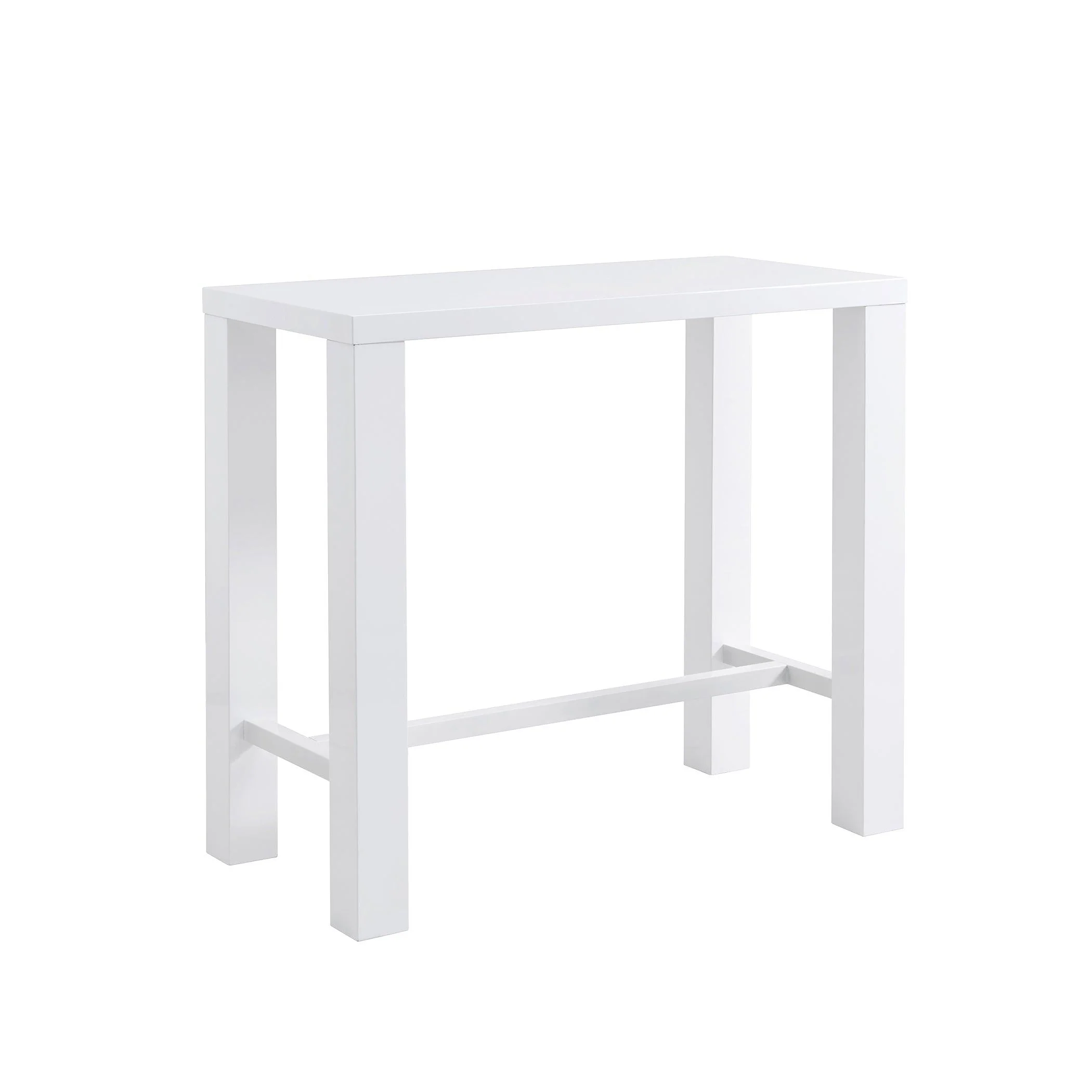 Abby Bar Table Top  High Gloss White - Frankwebs