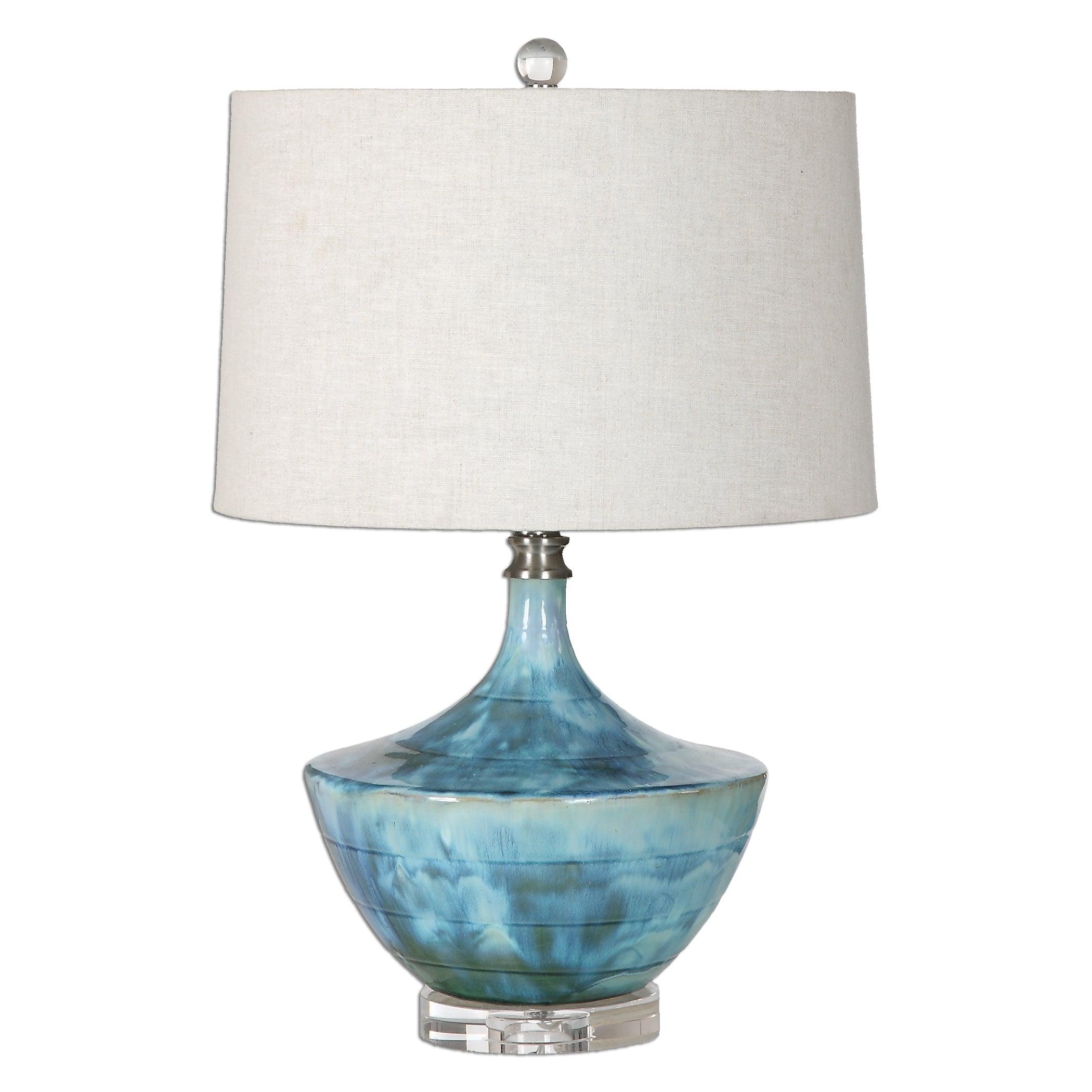 Chasida Blue Ceramic Lamp - Frankwebs