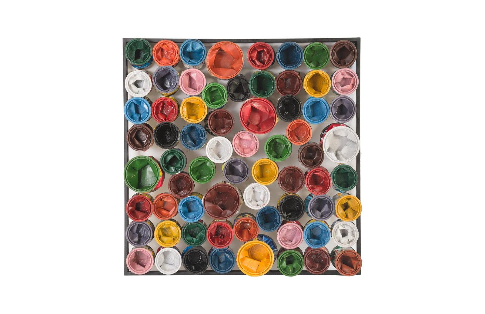 Paint Can Wall Art, Square, Assorted Colors, LG - Frankwebs