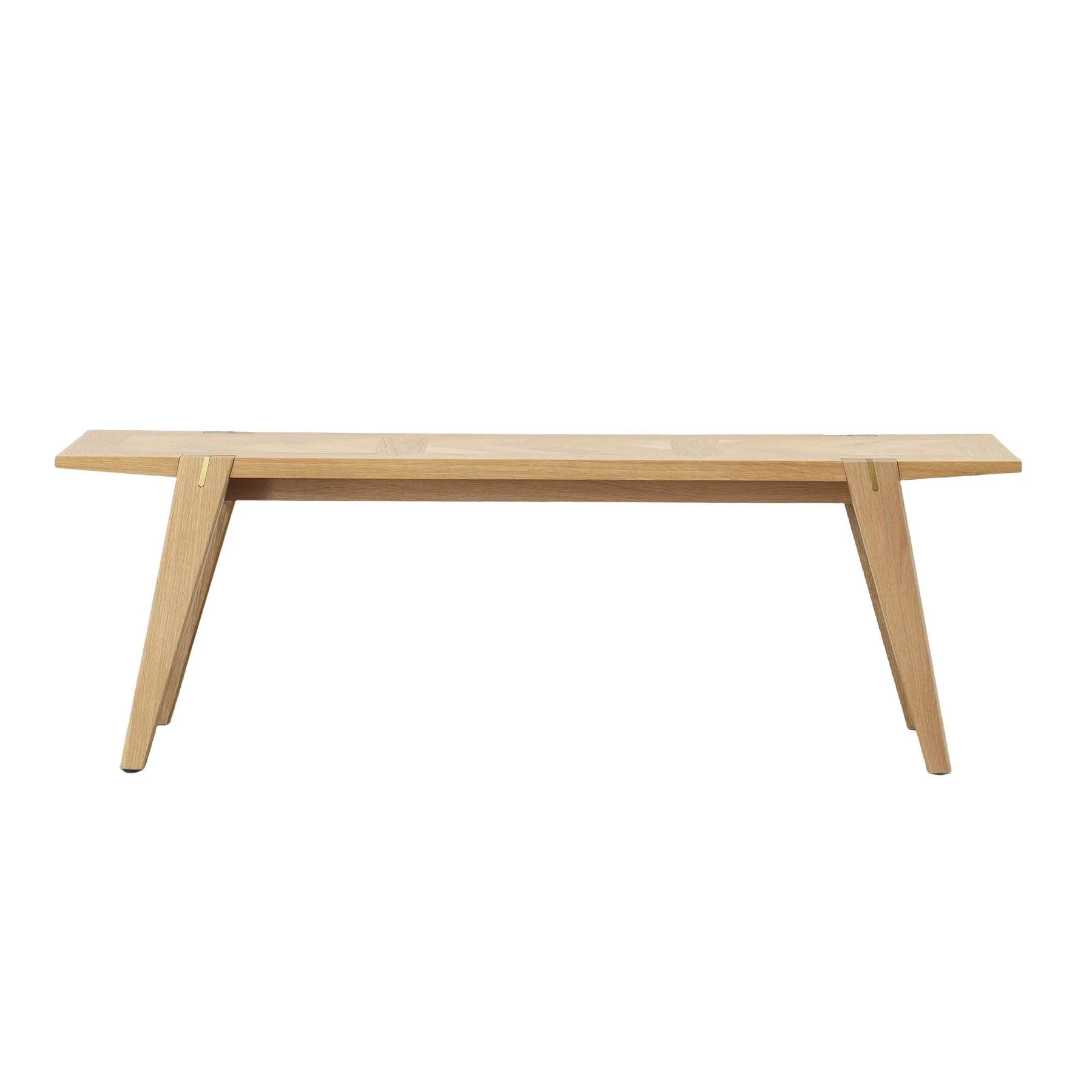 Colton Small Dining Bench w/ Brass - Frankwebs
