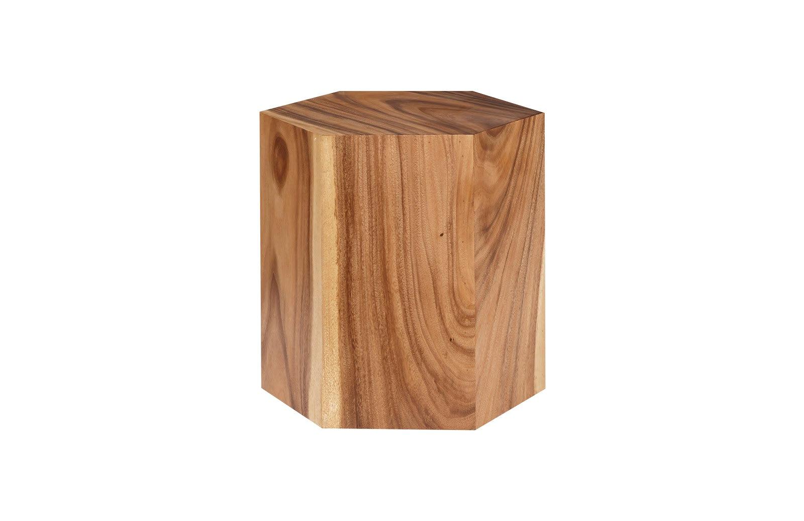 Honeycomb Side Table, Chamcha Wood, MD - Frankwebs