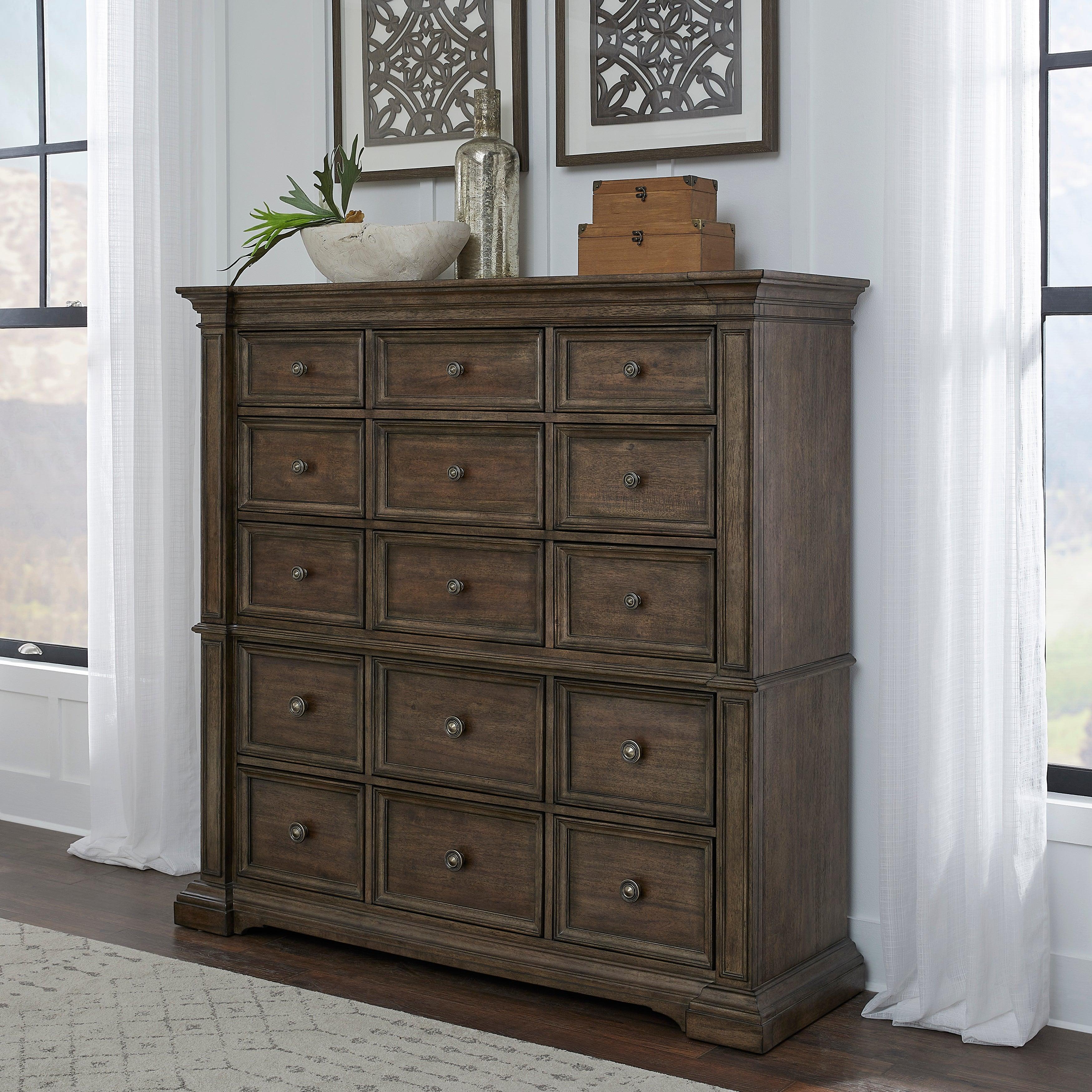 Woodbury 15-Drawer Master Dresser - Frankwebs