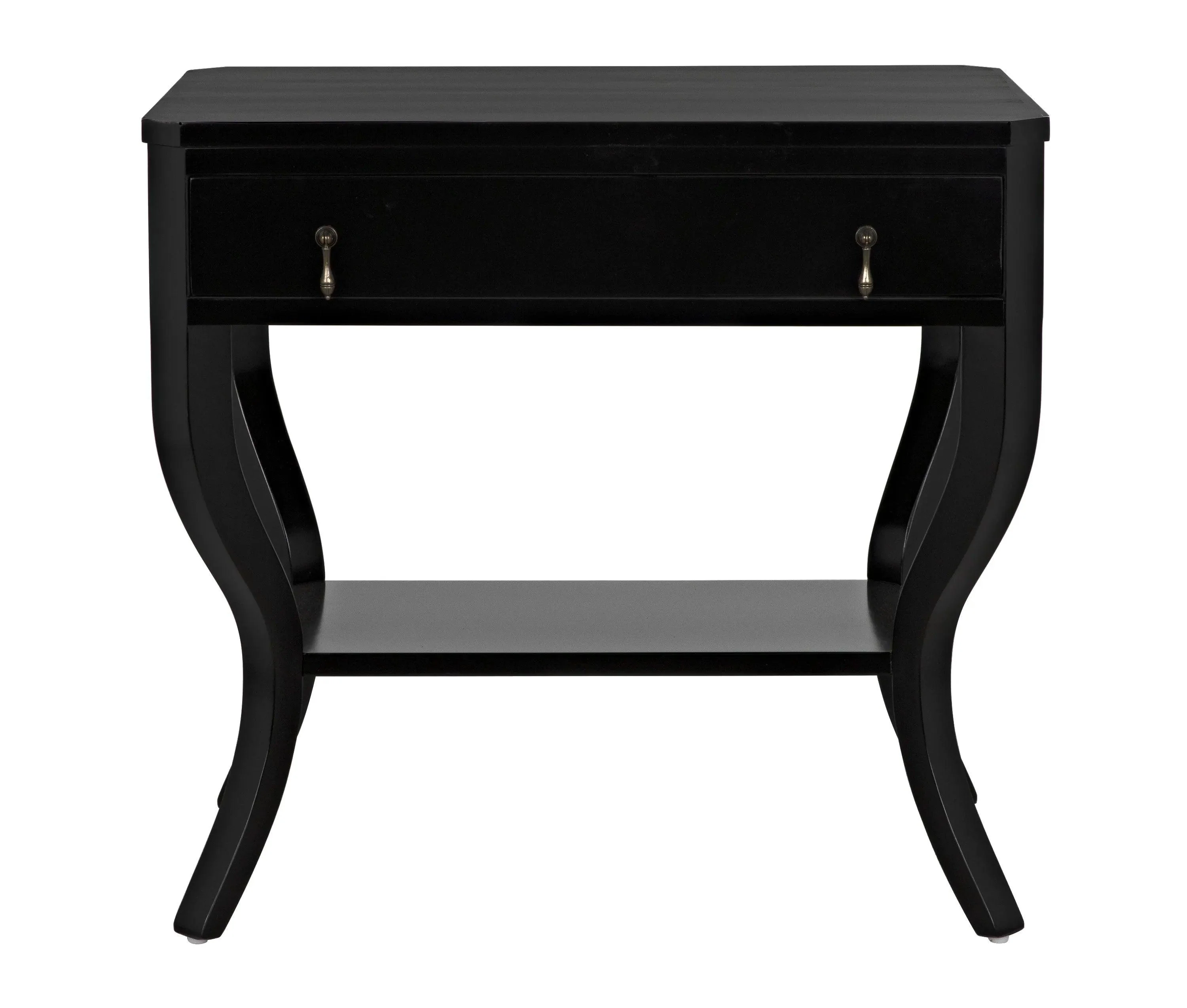Weldon Side Table, Distressed Black - Frankwebs
