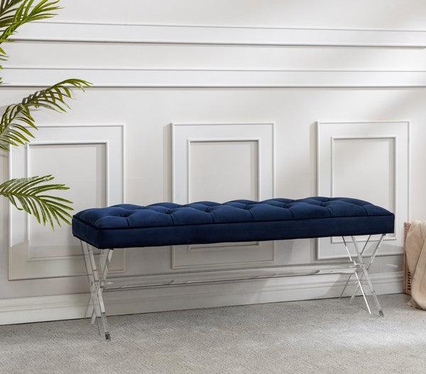 TOURMALINE TUFTED ACRYLIC BENCH - Frankwebs