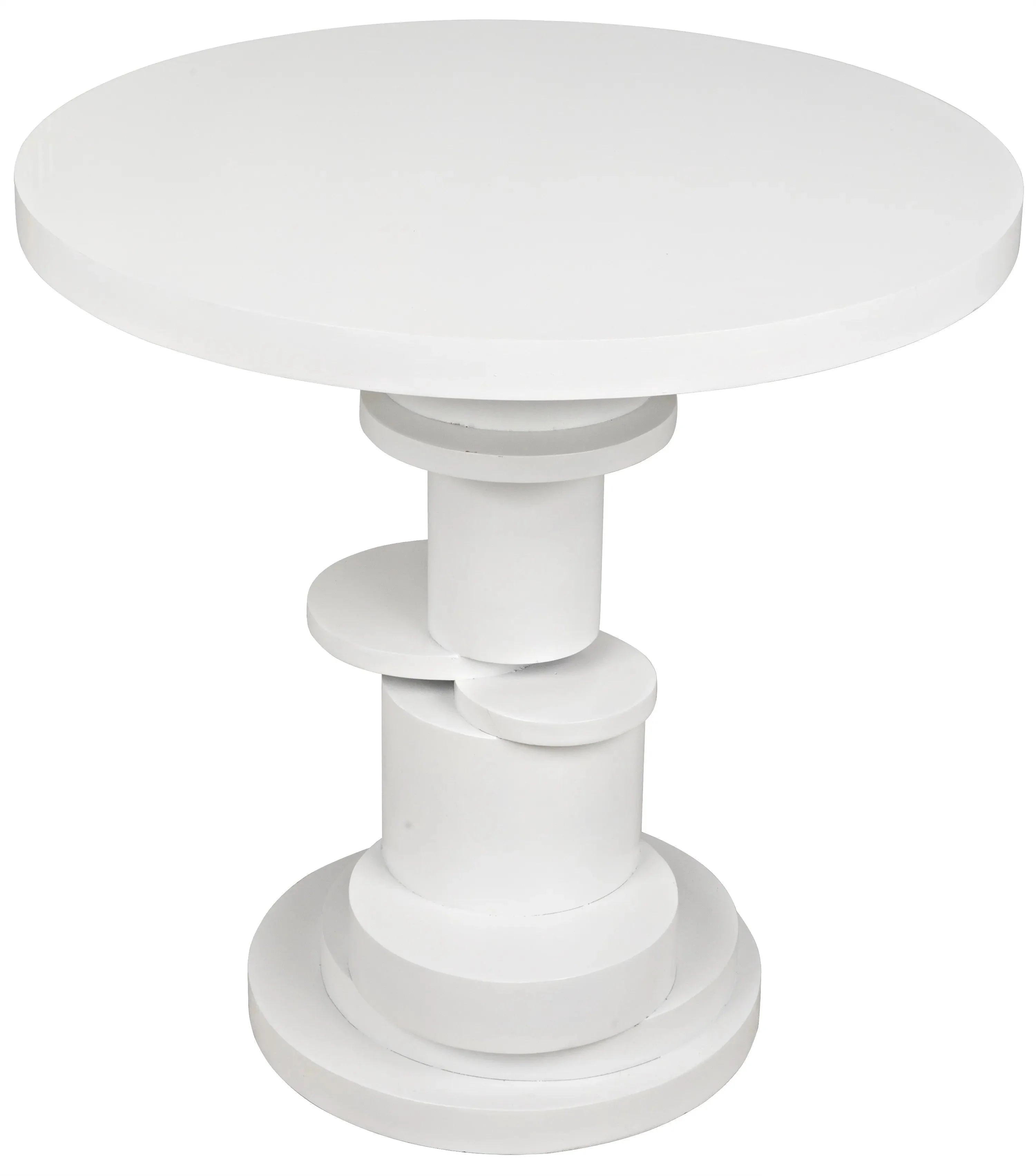 Hugo Side Table, Solid White - Frankwebs