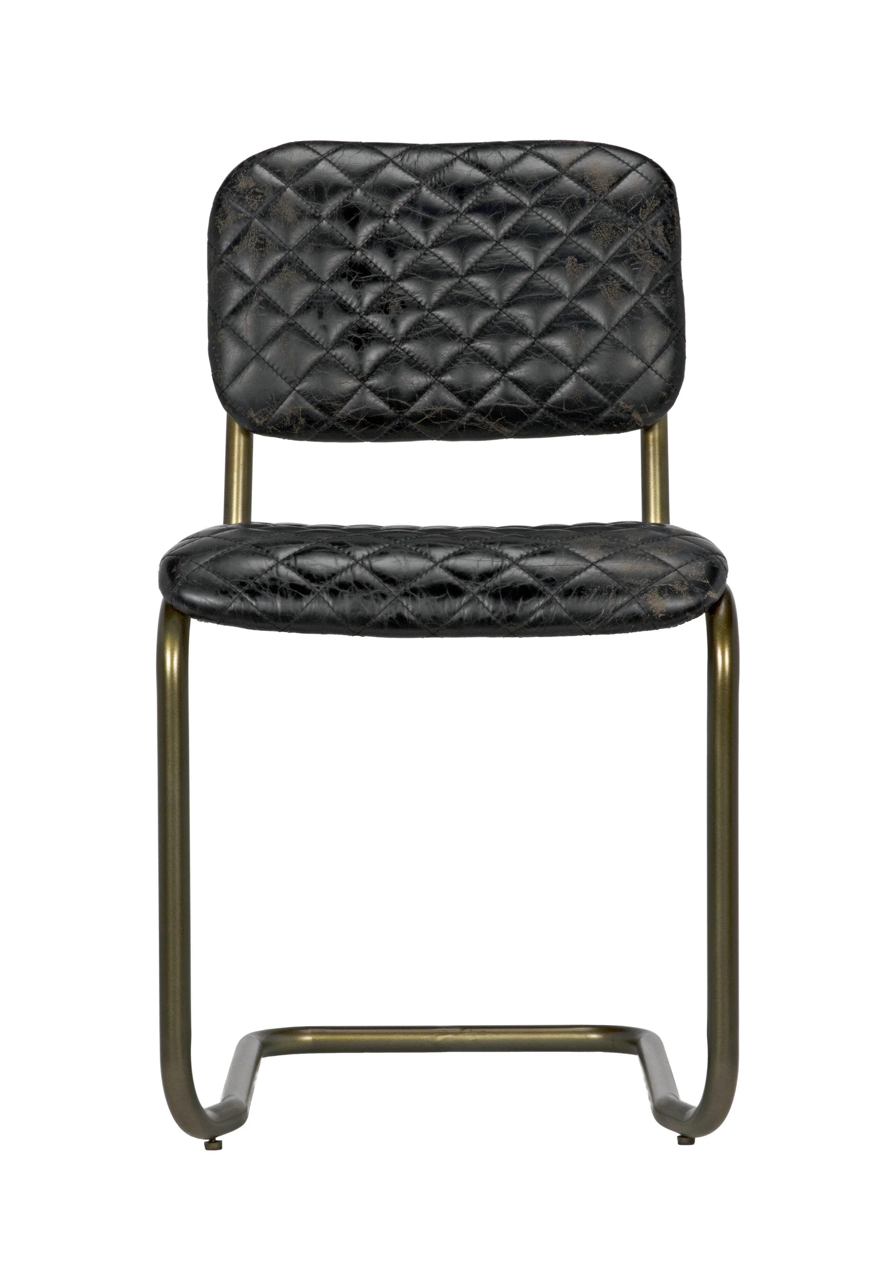 0037 Dining Chair, Steel and Leather - Frankwebs