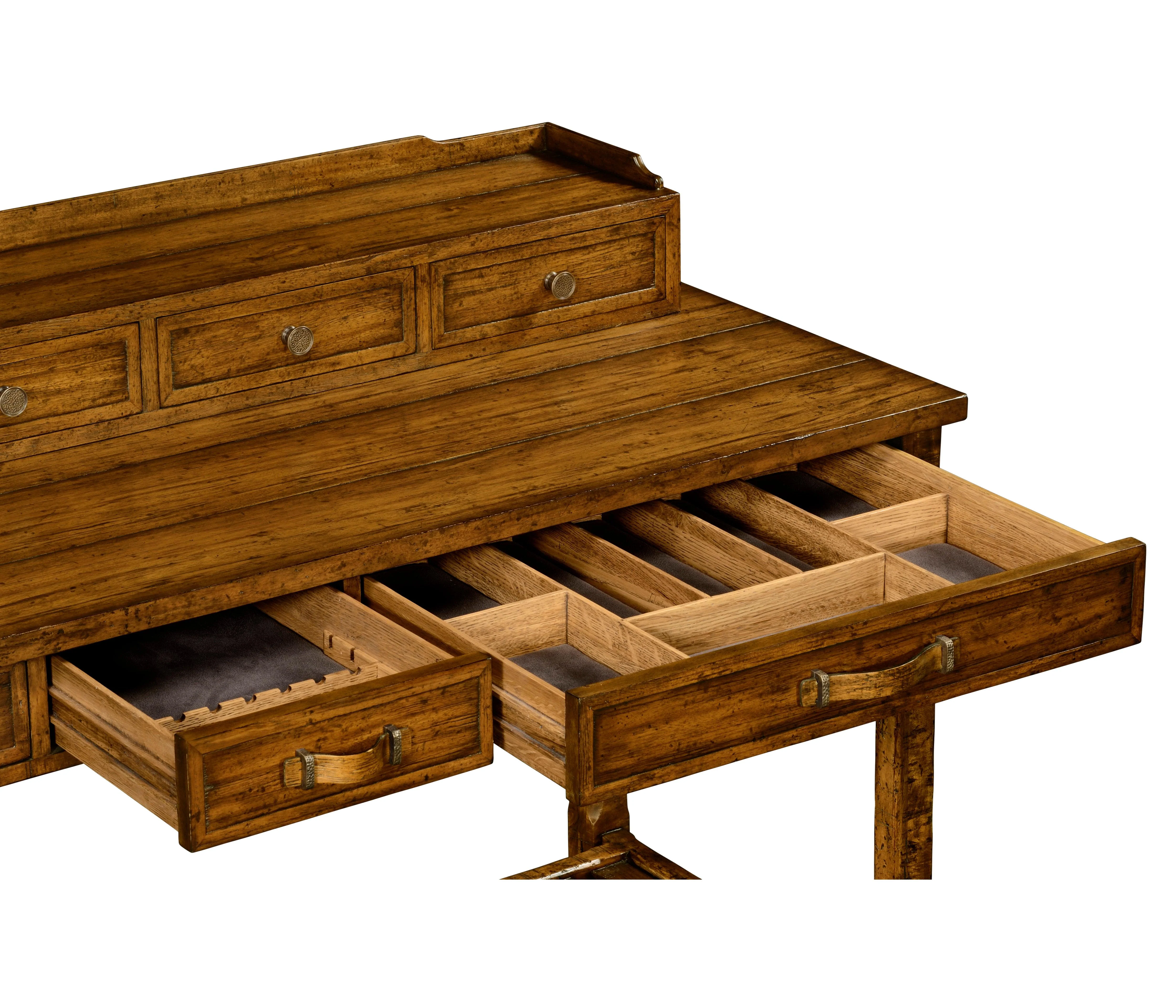 Casual Accents Country Walnut Accent Console - Frankwebs