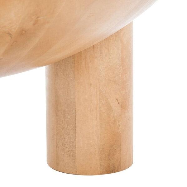 CALHOUN ROUND WOOD COFFEE TABLE - Frankwebs