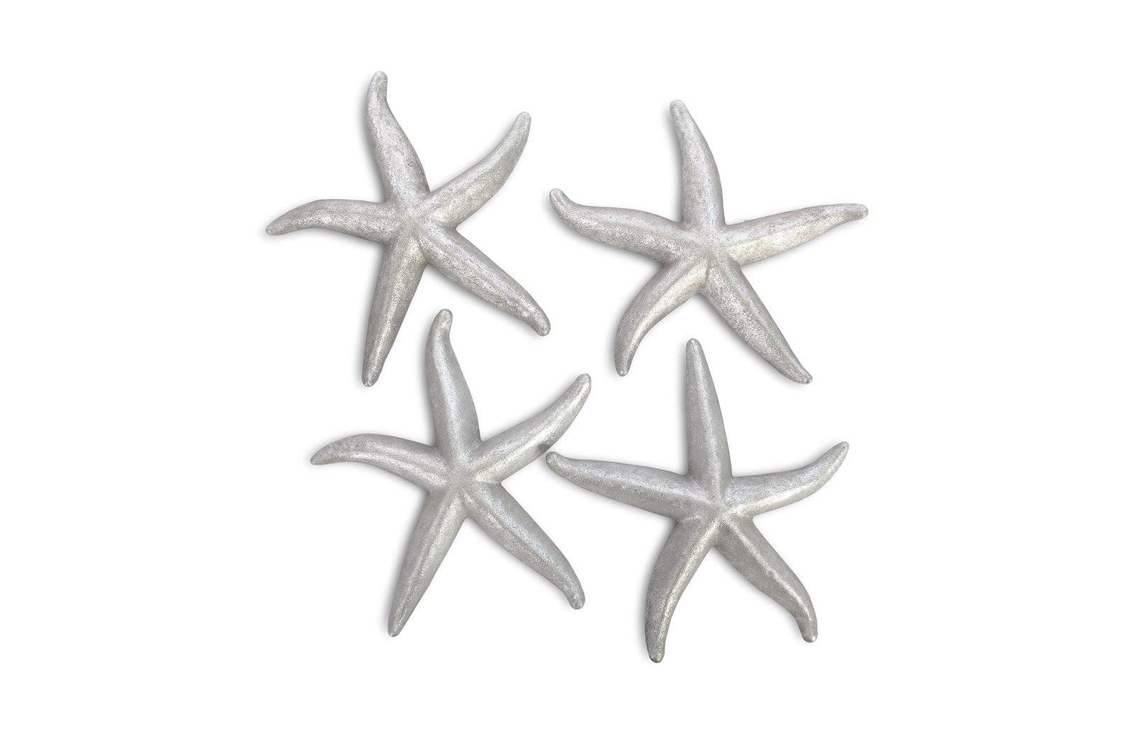 Starfish, Silver Leaf, Set of 4, LG - Frankwebs