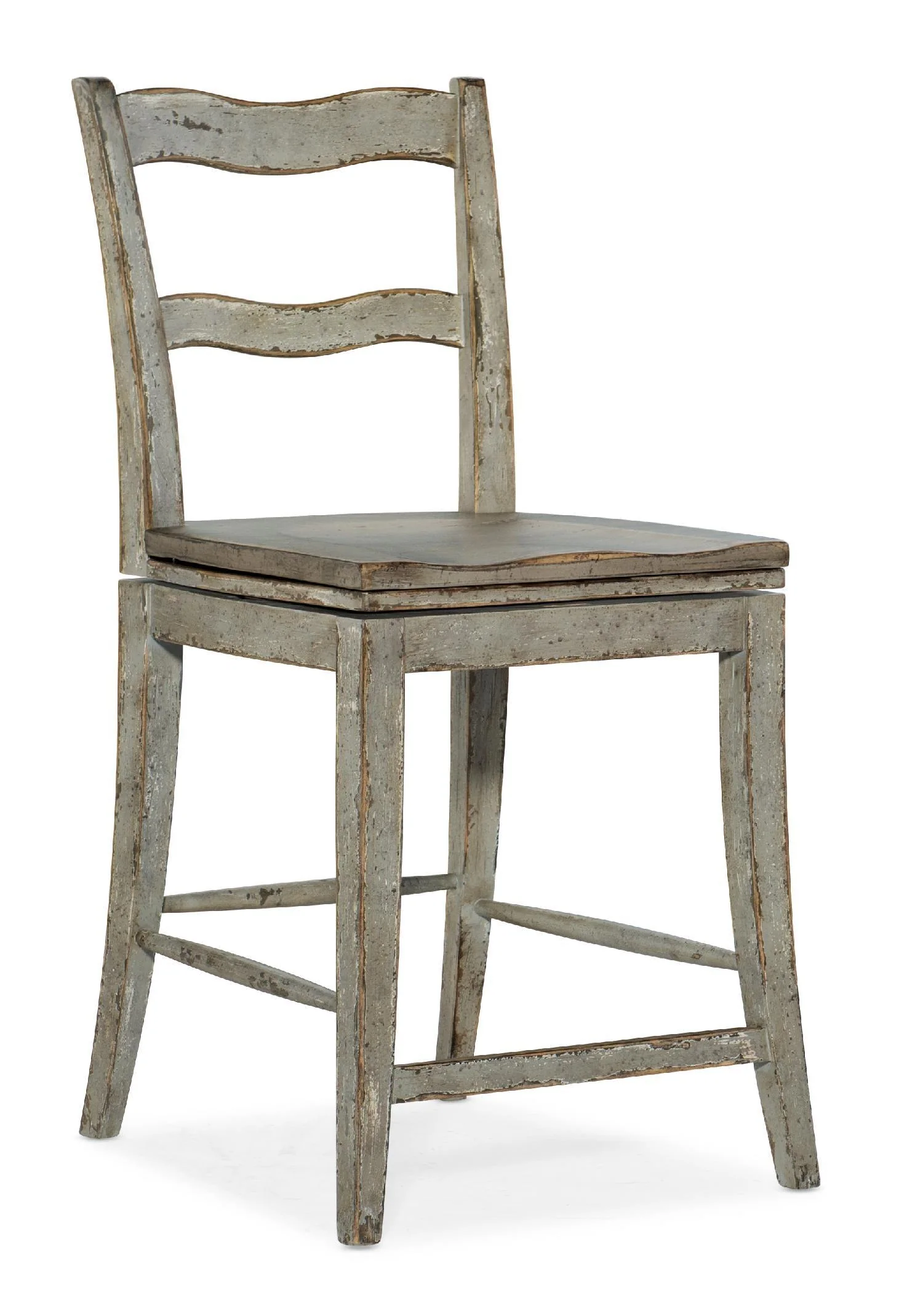 Alfresco La Riva Ladder Back Swivel Counter Stool - Set of 2 - Frankwebs