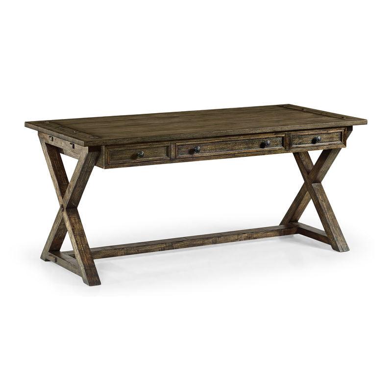 Casual Accents Dark Driftwood Desk - Frankwebs