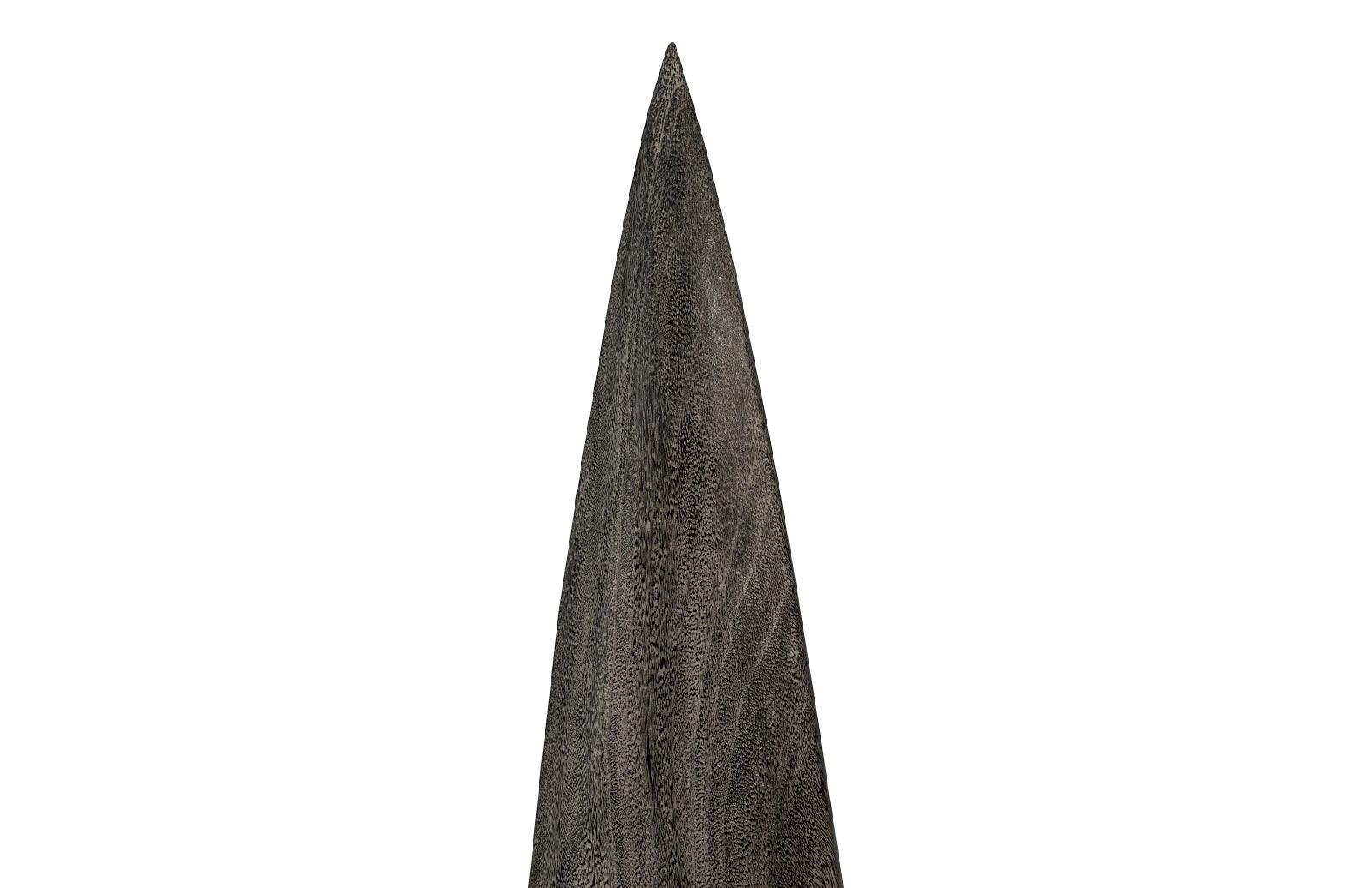Shark Tooth Sculpture, Small, Gray Stone Finish - Frankwebs