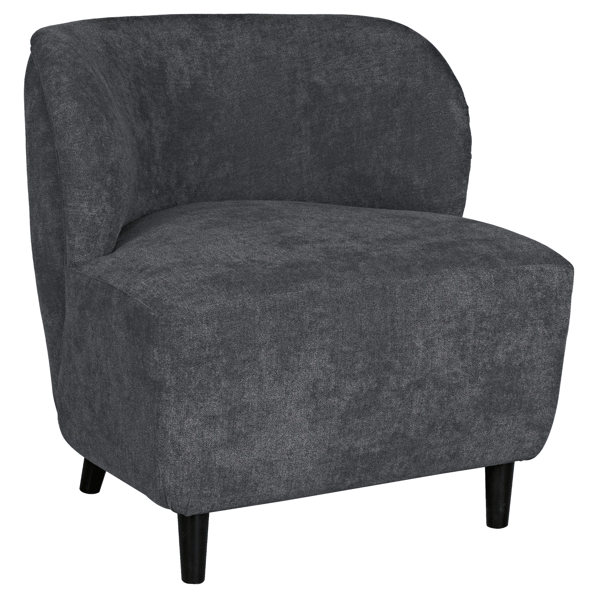 Laffont Chair with Grey Fabric - Frankwebs