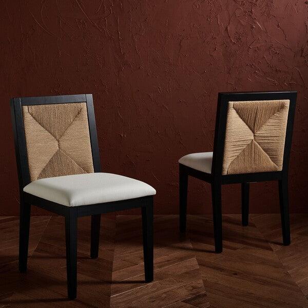 EMILIO WOVEN DINING CHAIR (SET OF 2) - Frankwebs