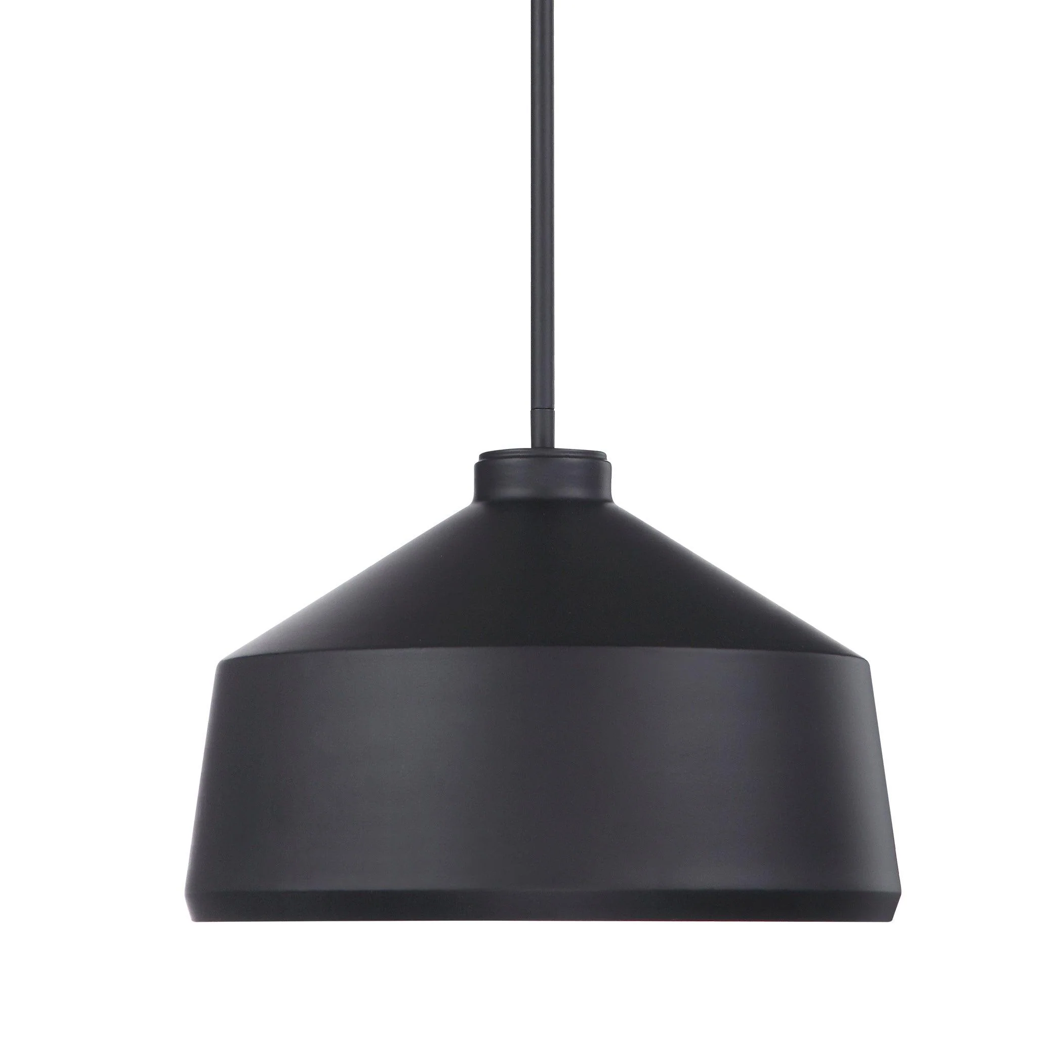 HOLGATE 1 LIGHT BLACK PENDANT - Frankwebs