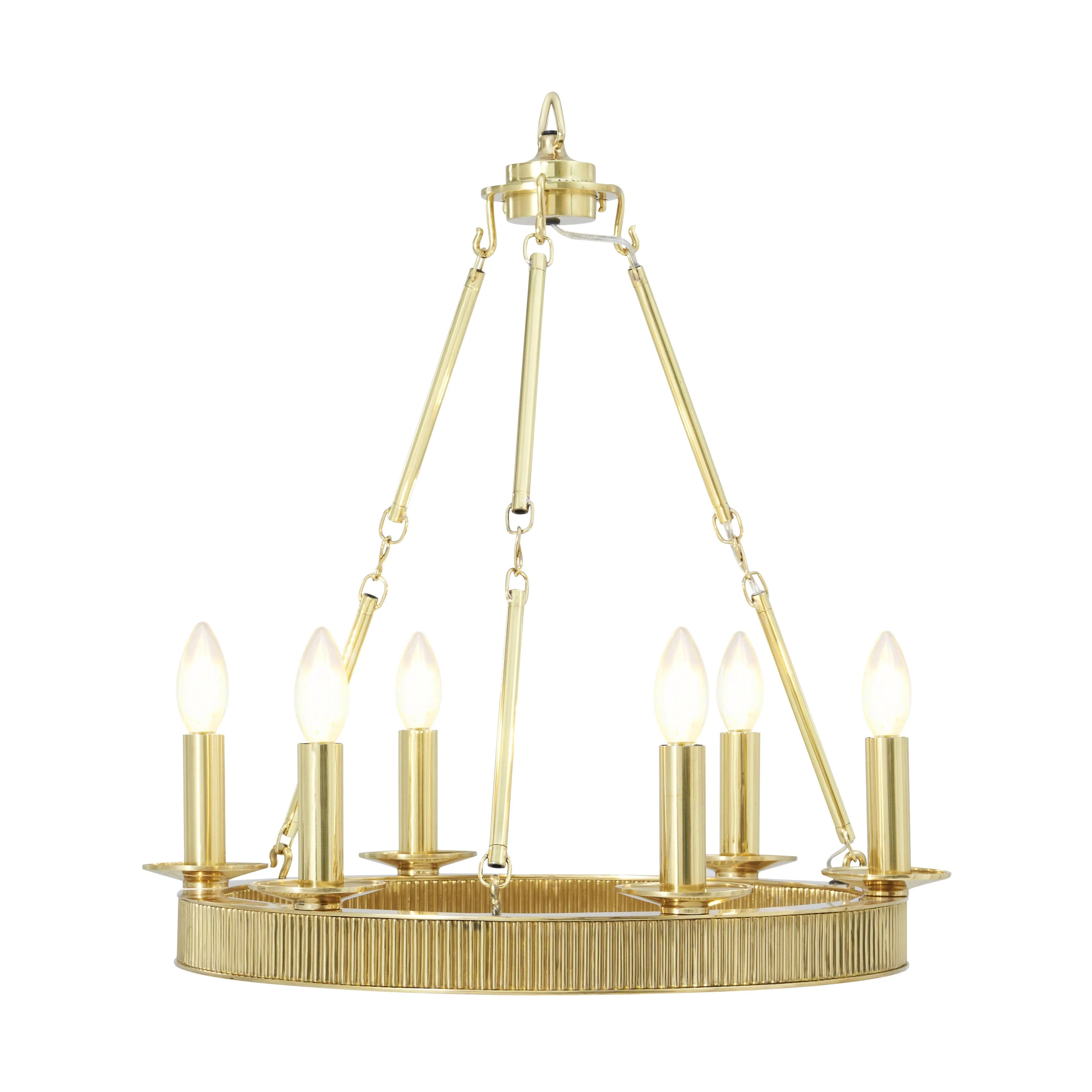 Simon Piccola Round 6 Light Chandelier - Frankwebs