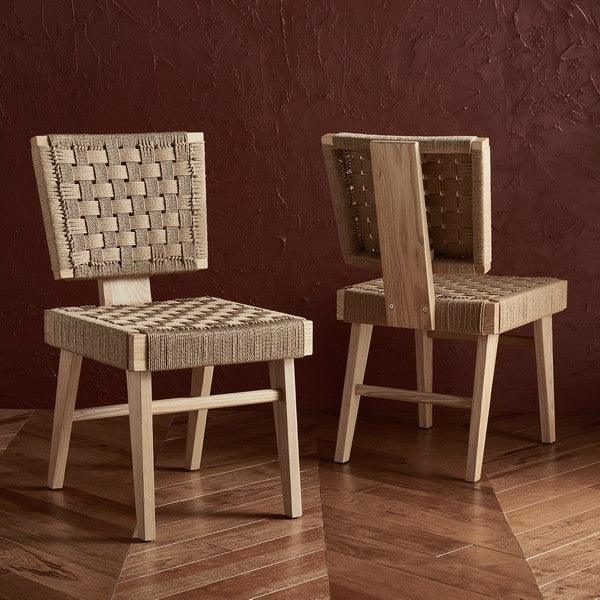 SUSANNE WOVEN DINING CHAIR (SET OF 2) - Frankwebs