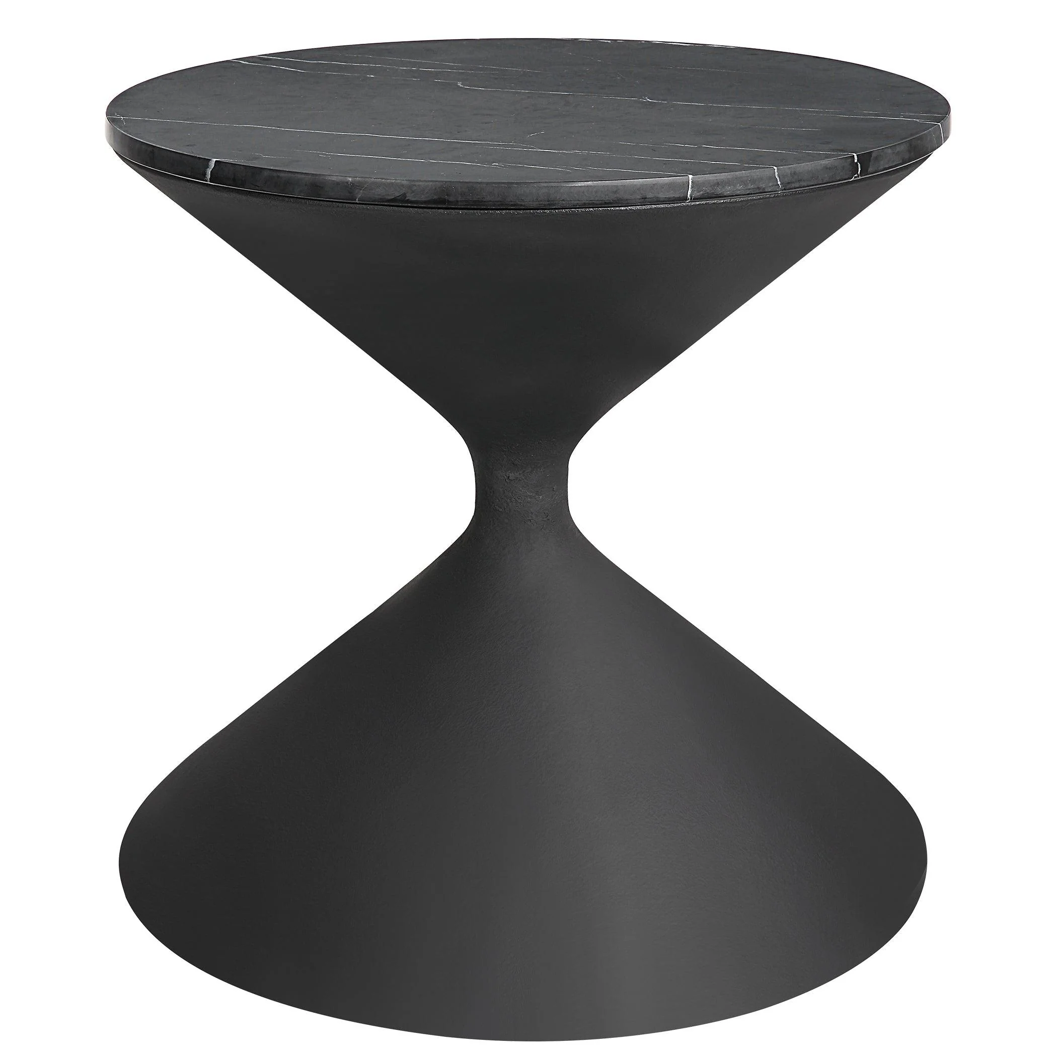 Time's Up Hourglass Shaped Side Table - Frankwebs