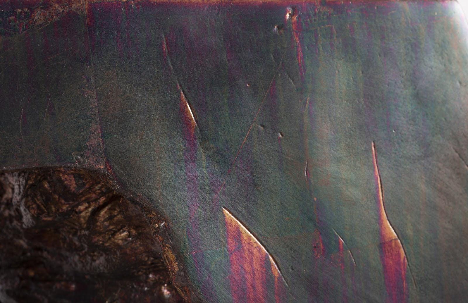 Plateada Hollow Console, Copper Patina Finish - Frankwebs