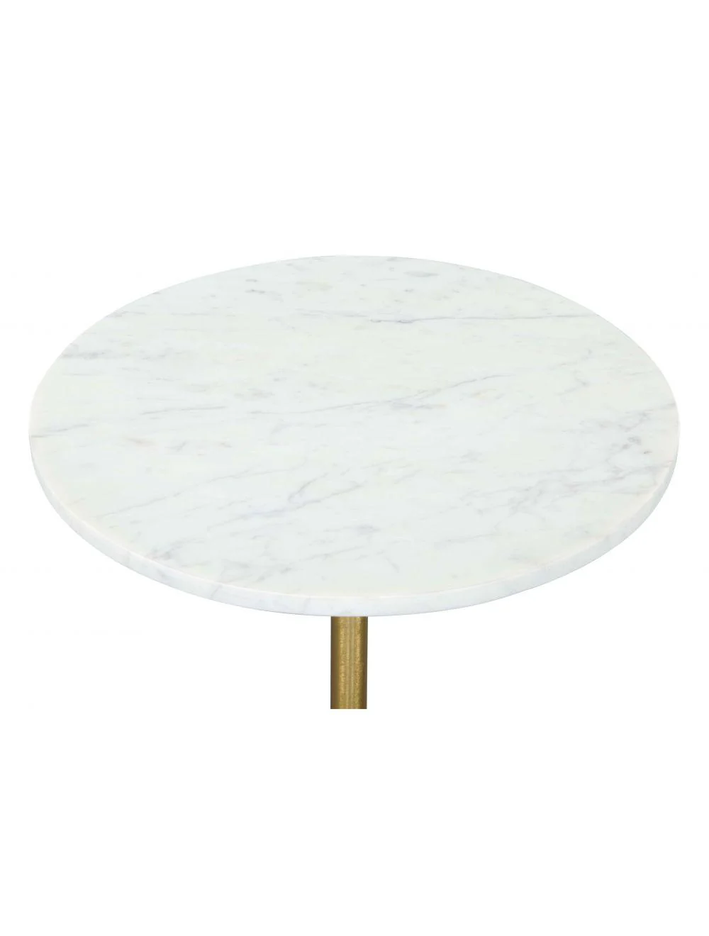 Cynthia Side Table White & Gold - Frankwebs